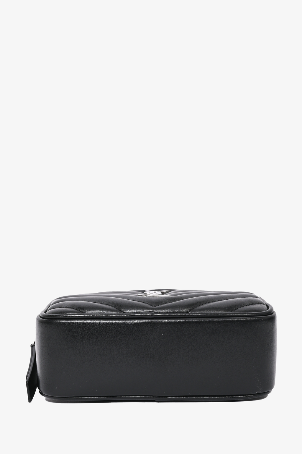 Saint Laurent Black Matelasse Leather Lou Belt Bag