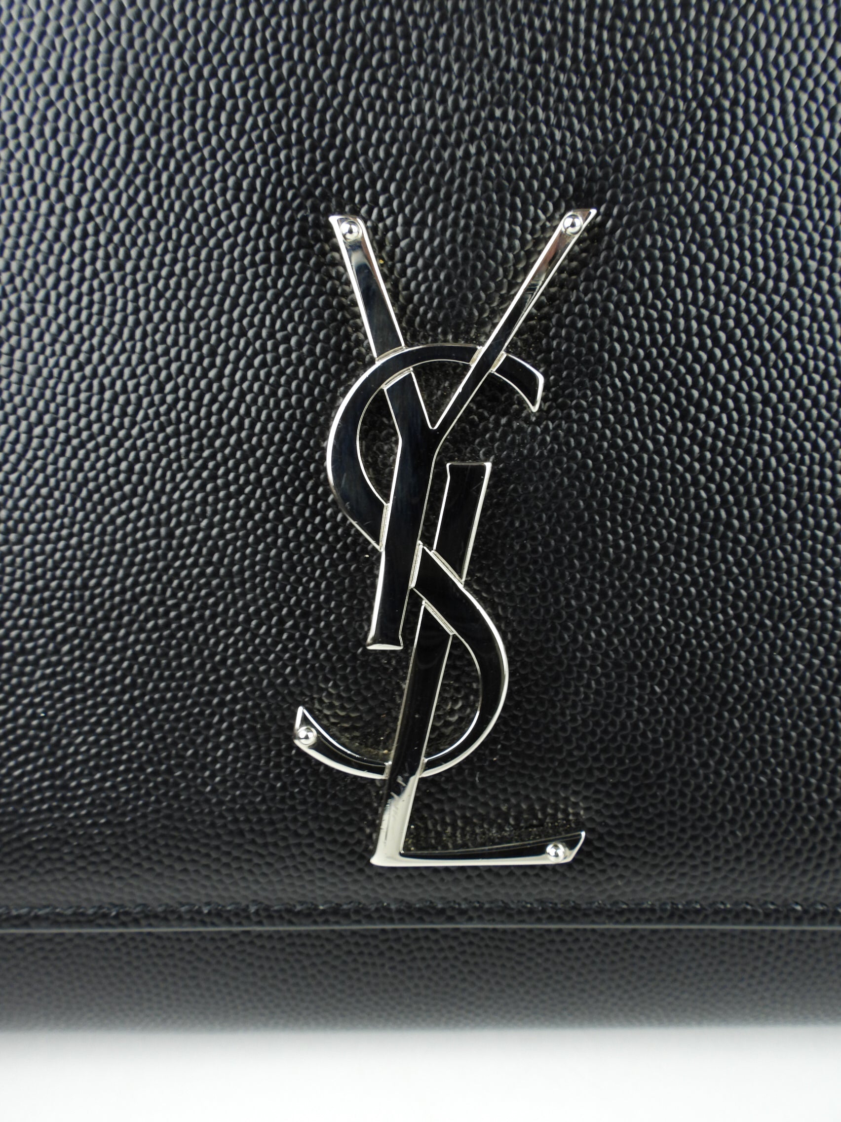 Saint Laurent Black Medium Kate Chain Bag