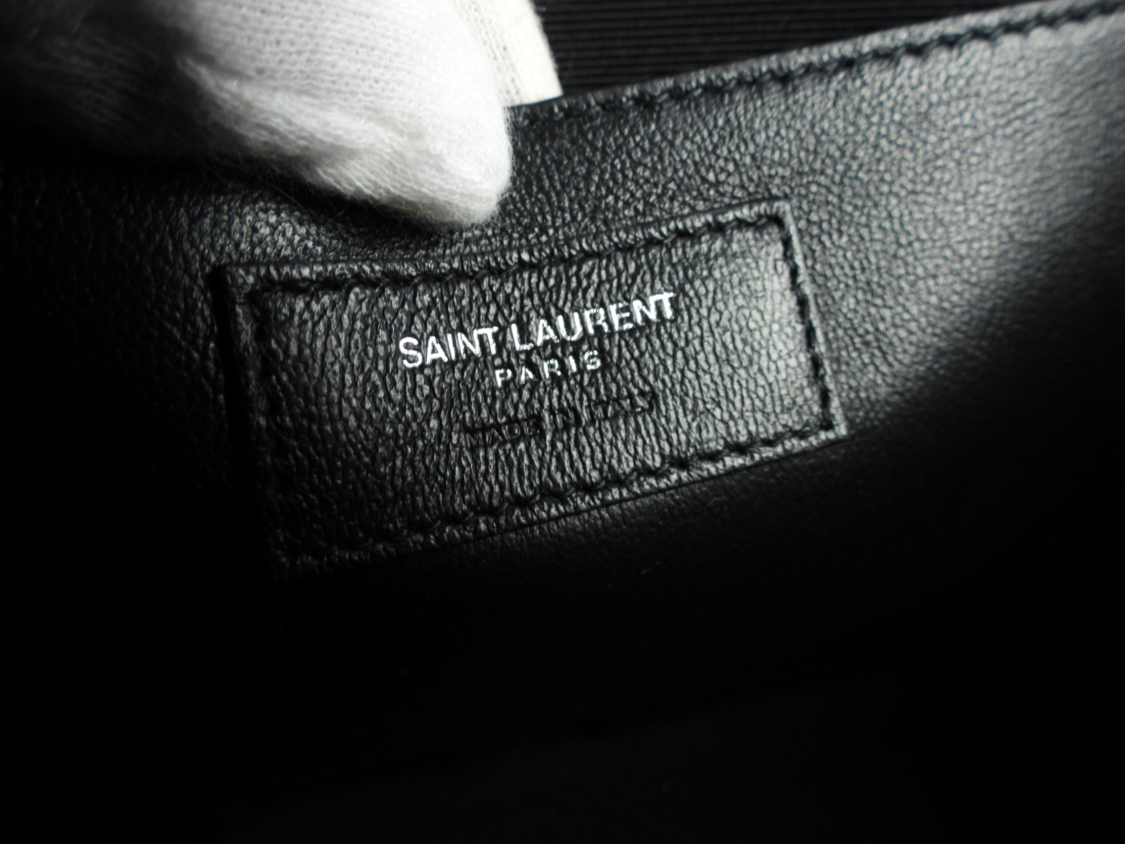 Saint Laurent Black Medium Kate Chain Bag