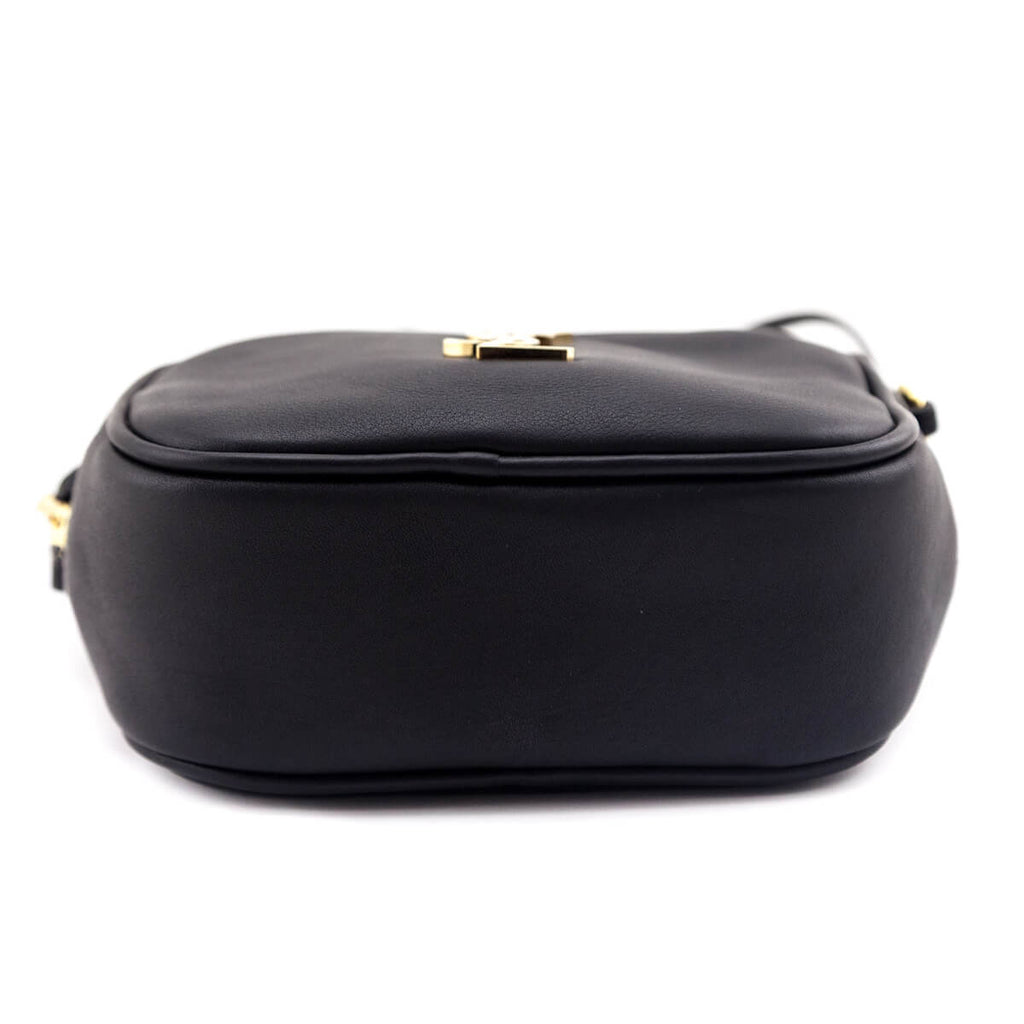 Saint Laurent Black Nappa Monogram Blogger Bag