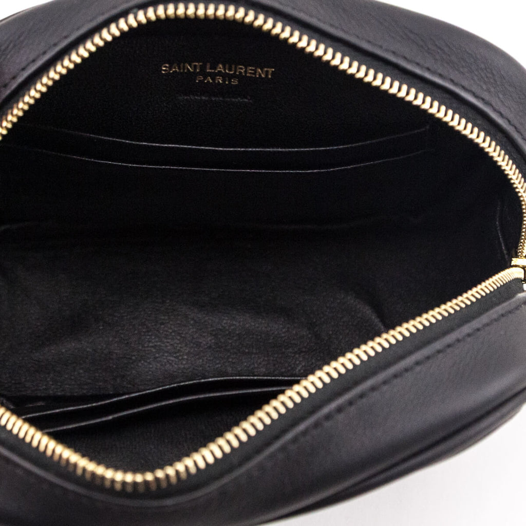 Saint Laurent Black Nappa Monogram Blogger Bag
