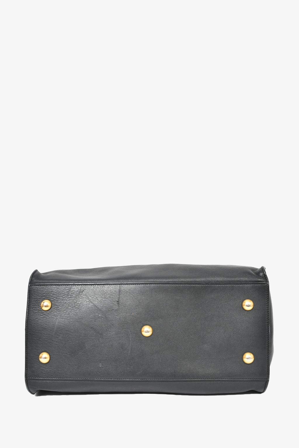 Saint Laurent Black Small Y Cabas Tote with Strap