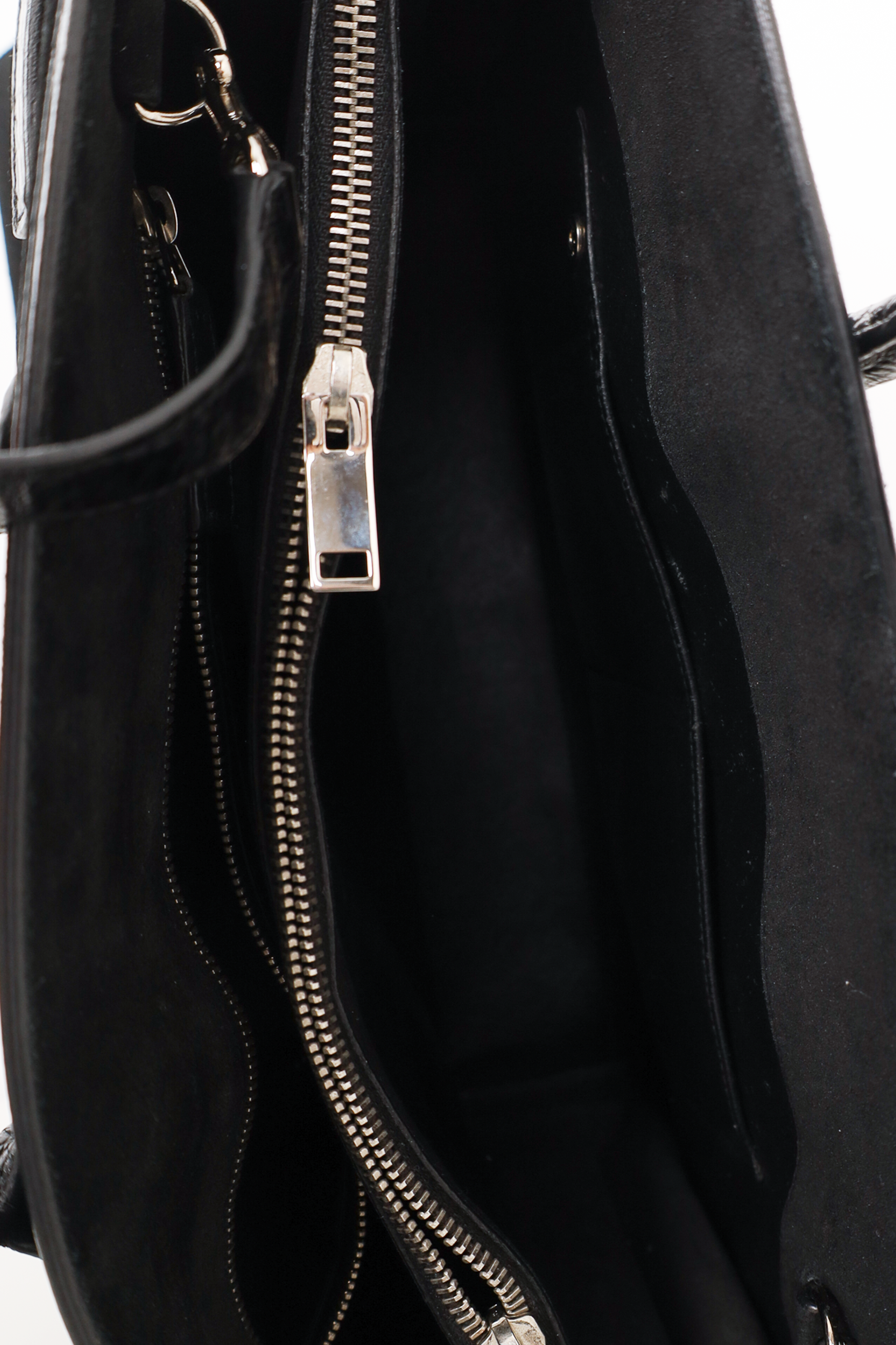 Saint Laurent Black Suede Sac de Jour Small Top Handle