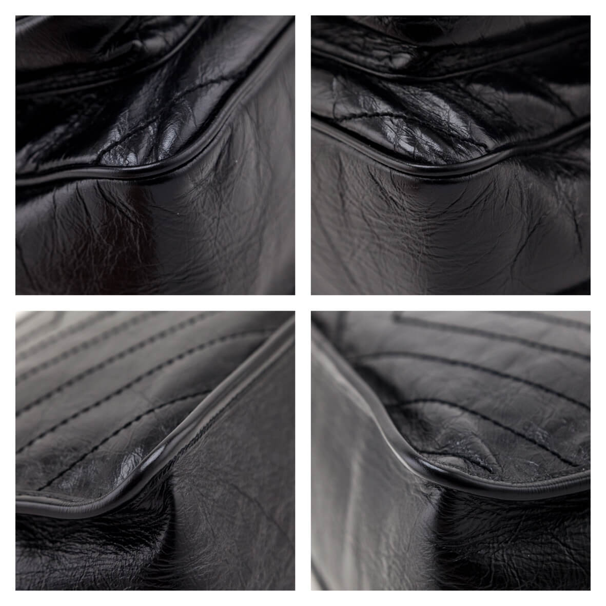 Saint Laurent Black Vintage-Calfskin Matelasse Medium Niki Bag