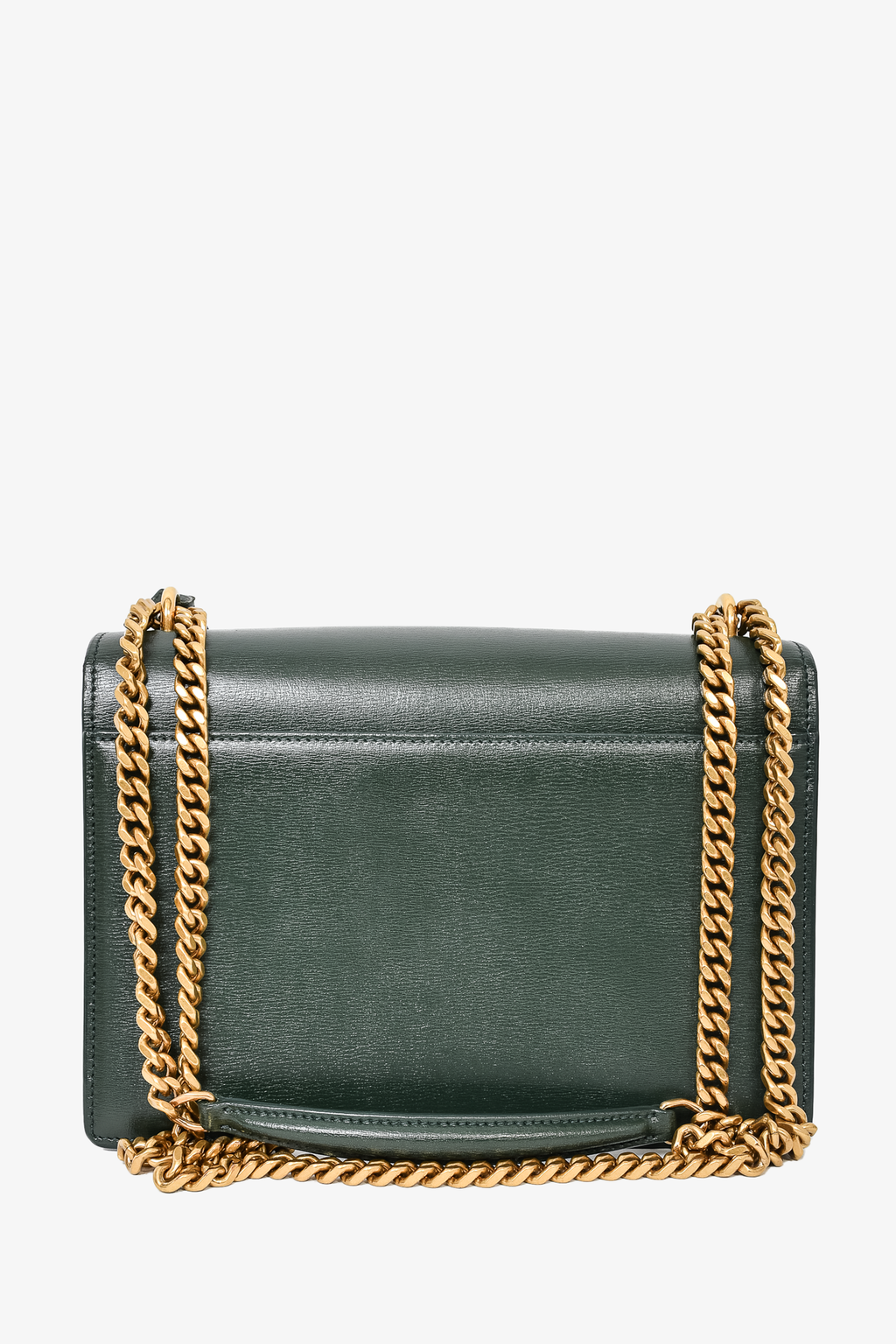 Saint Laurent Dark Green Medium Sunset Shoulder Bag