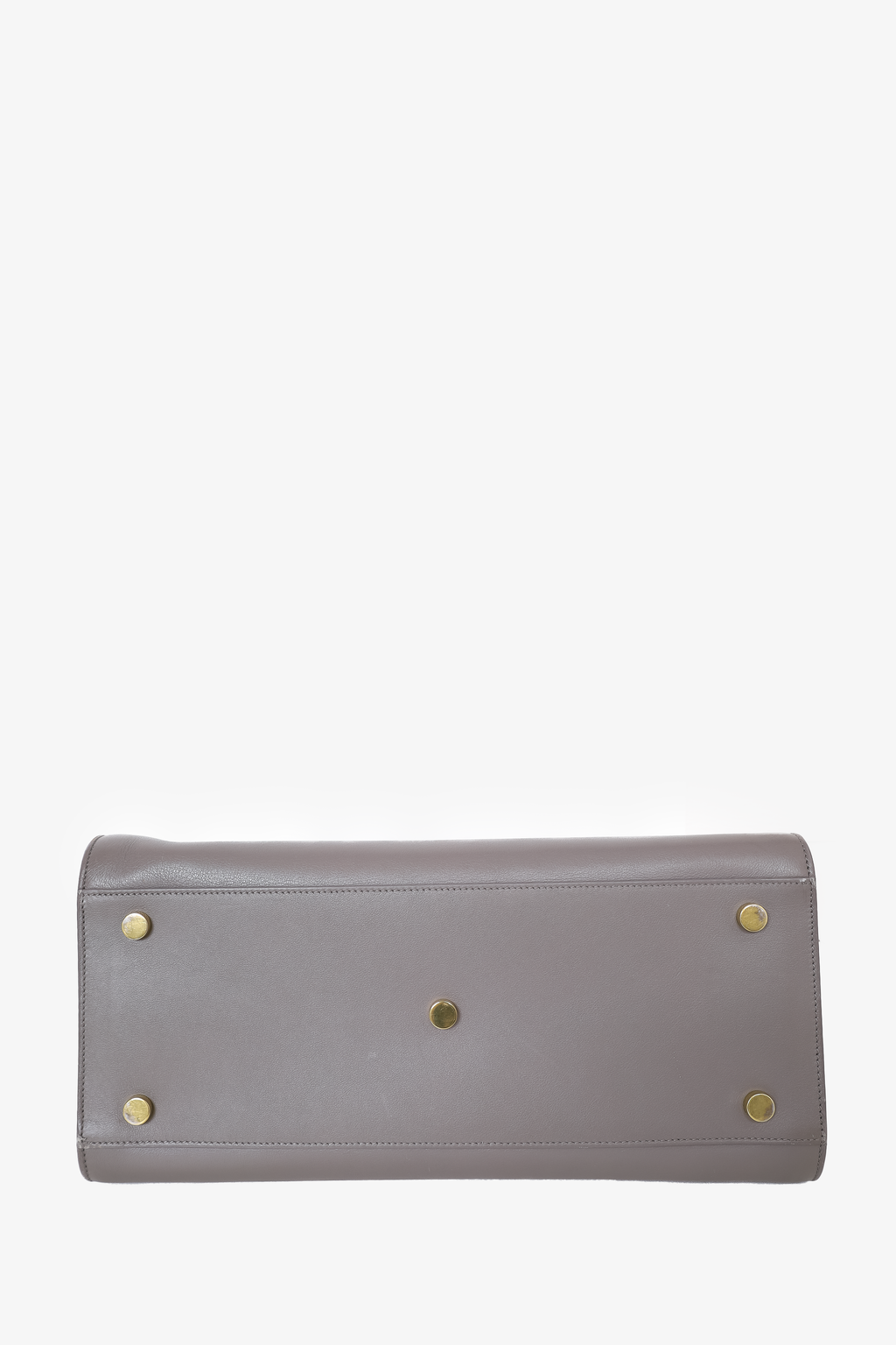Saint Laurent Grey Leather Small Sac de Jour Top Handle with Strap