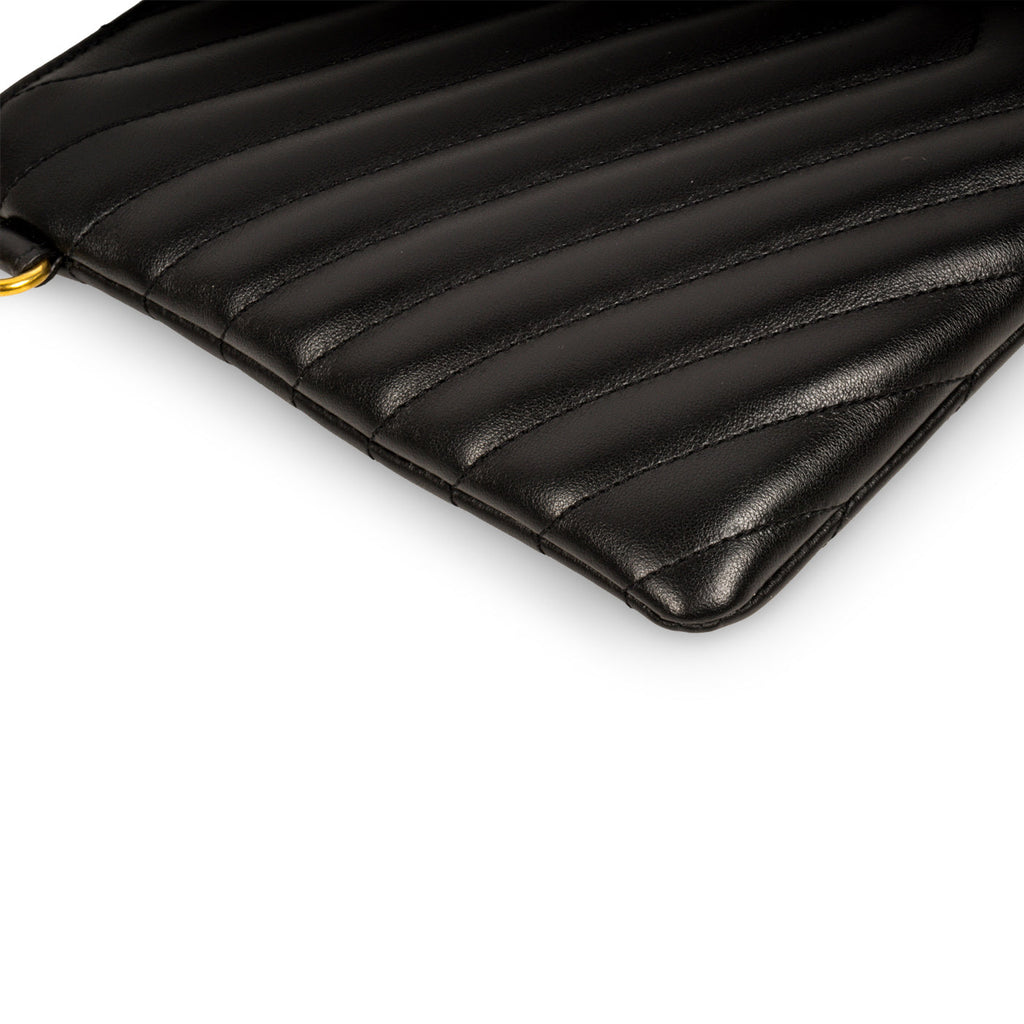 Saint Laurent Chevron Clutch