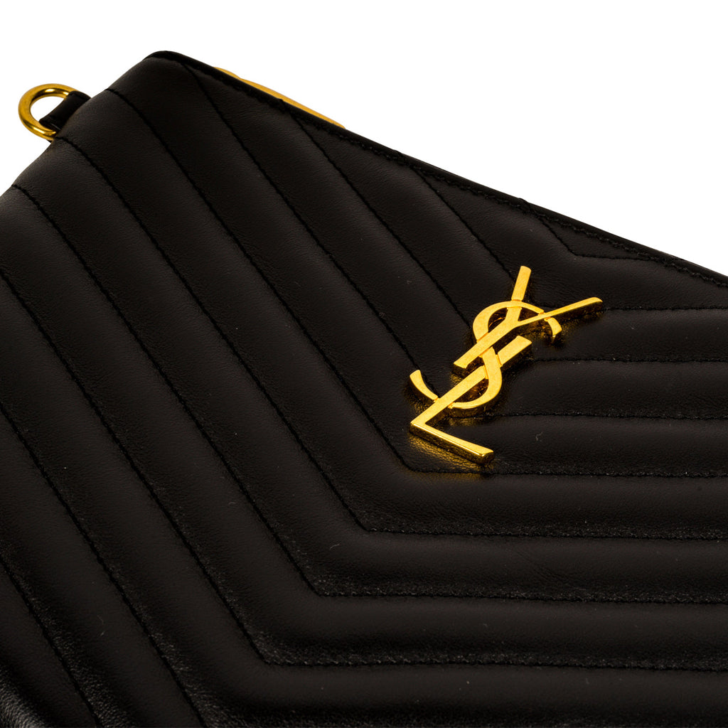 Saint Laurent Chevron Clutch