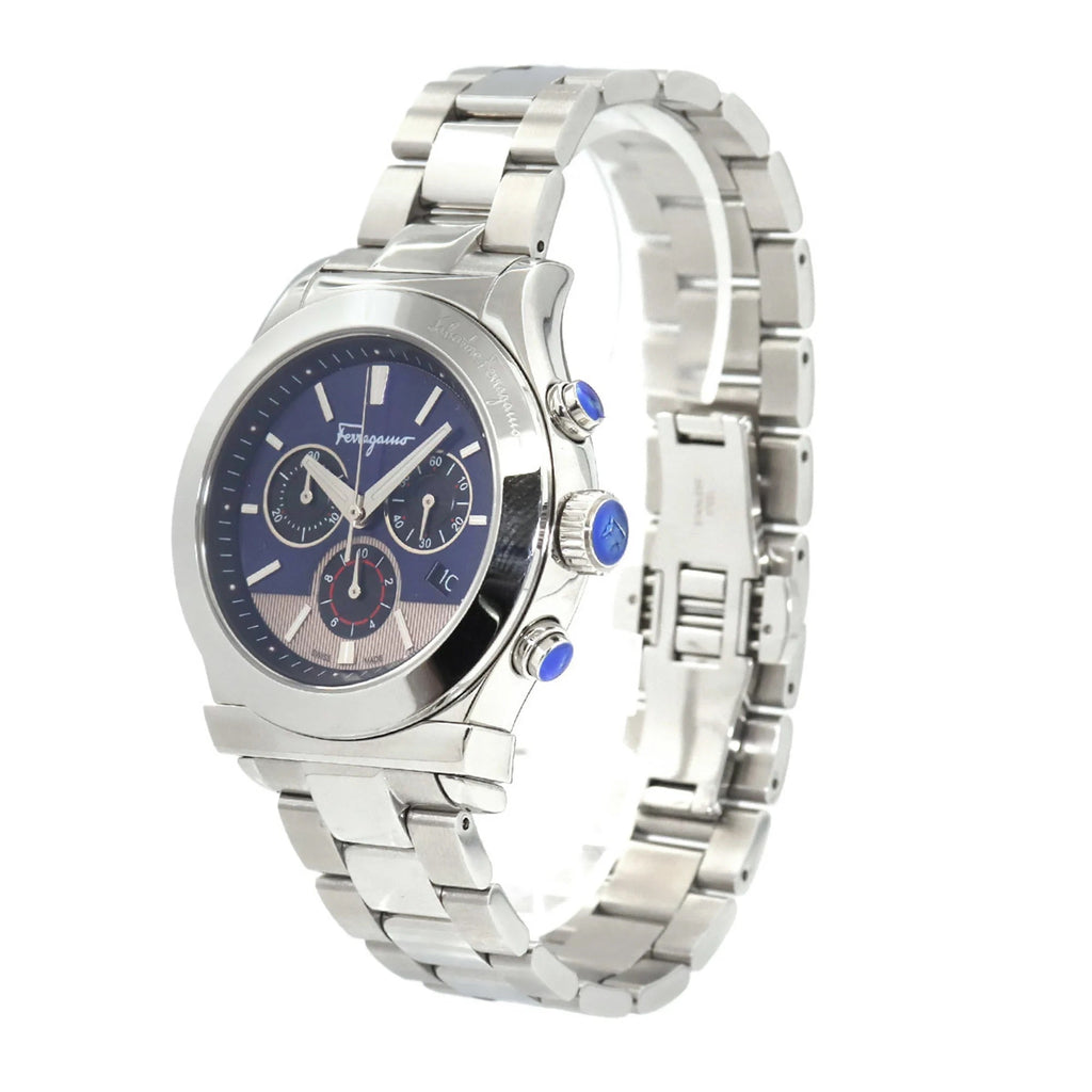 SALVATORE FERRAGAMO 1898 CHRON COLLECTION 42MM MEN'S WATCH