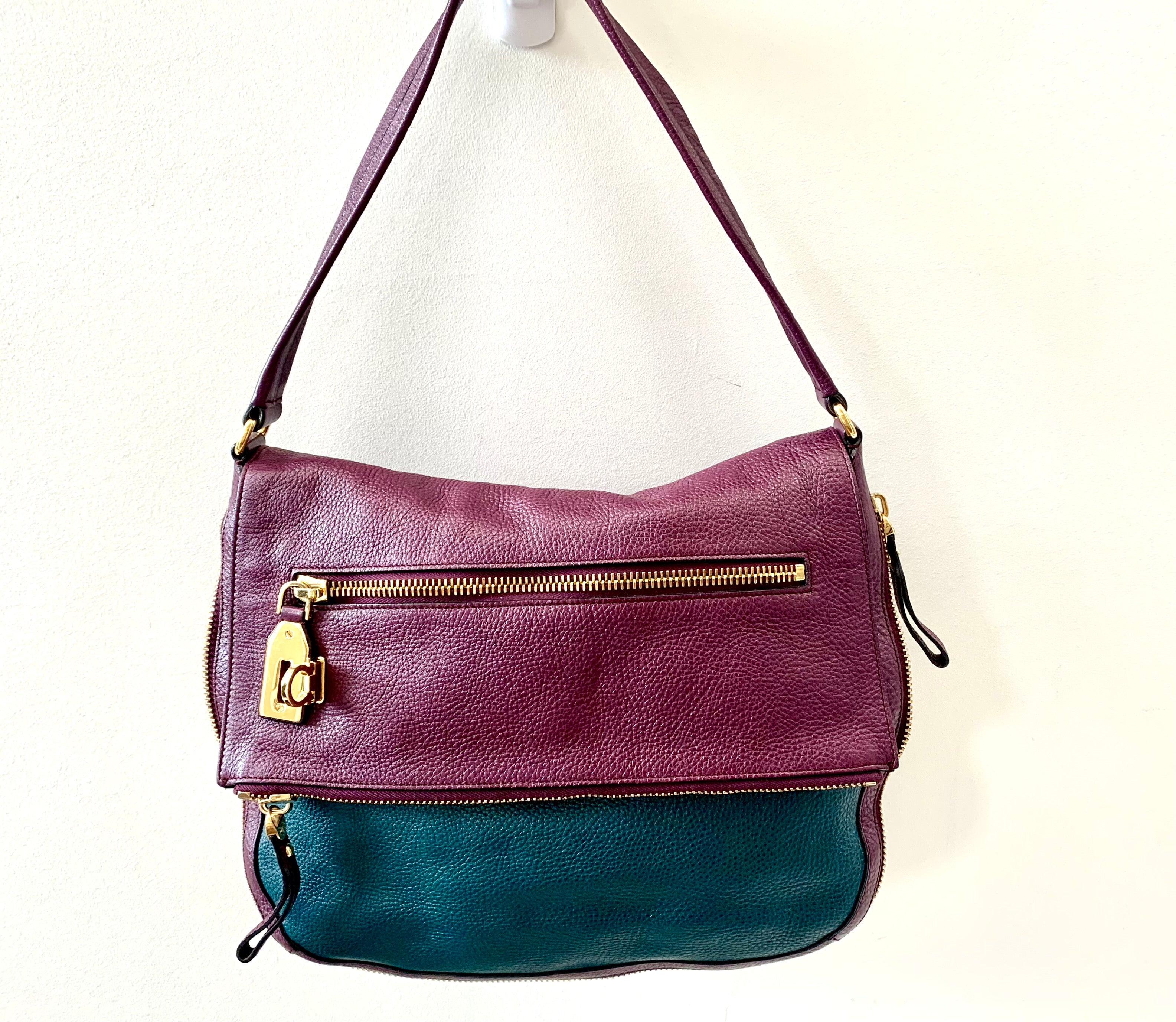 SALVATORE FERRAGAMO TRI-COLOR SELMA BAG