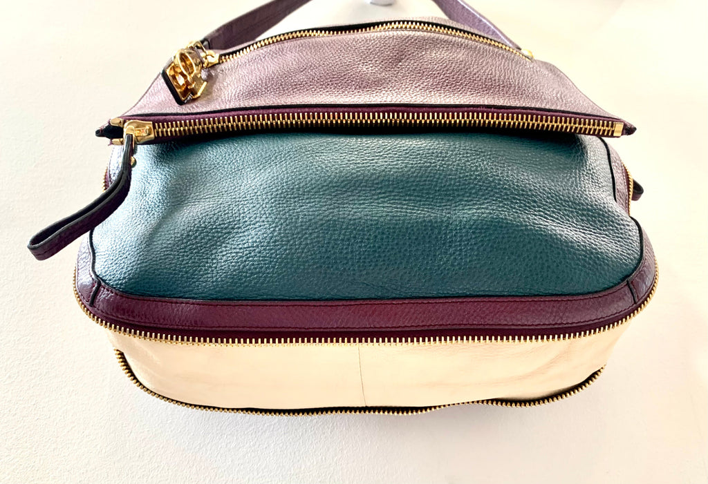 SALVATORE FERRAGAMO TRI-COLOR SELMA BAG