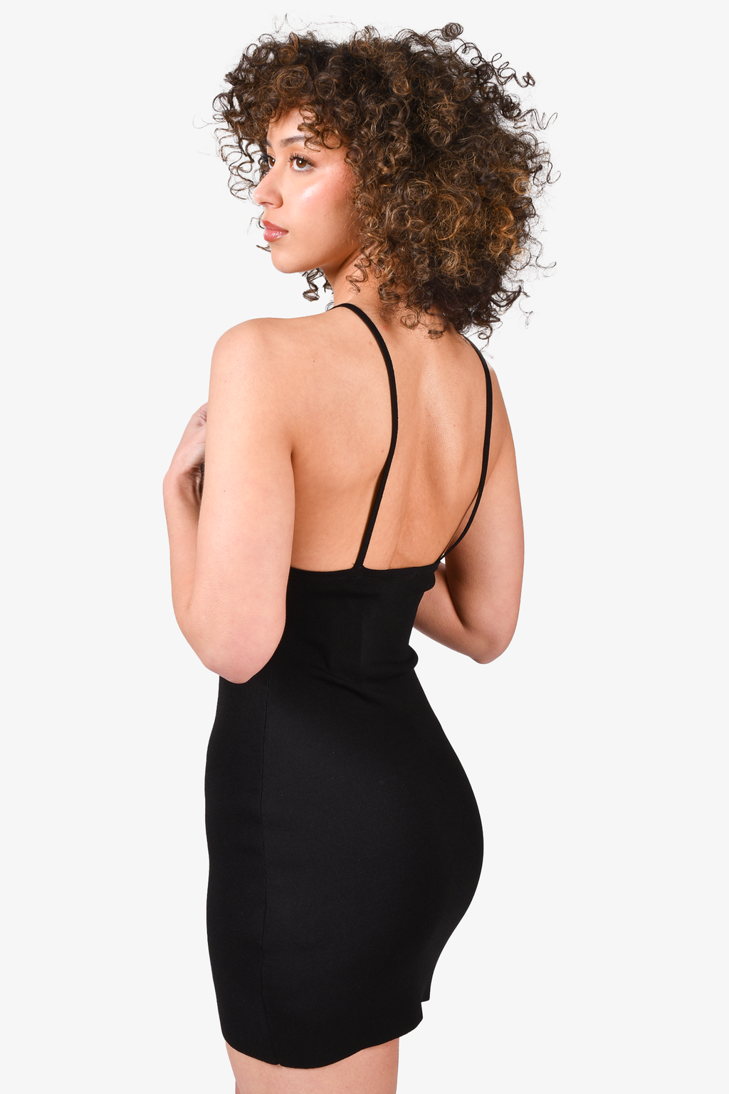 Sandro Black Bodycon Mini Dress Size 34