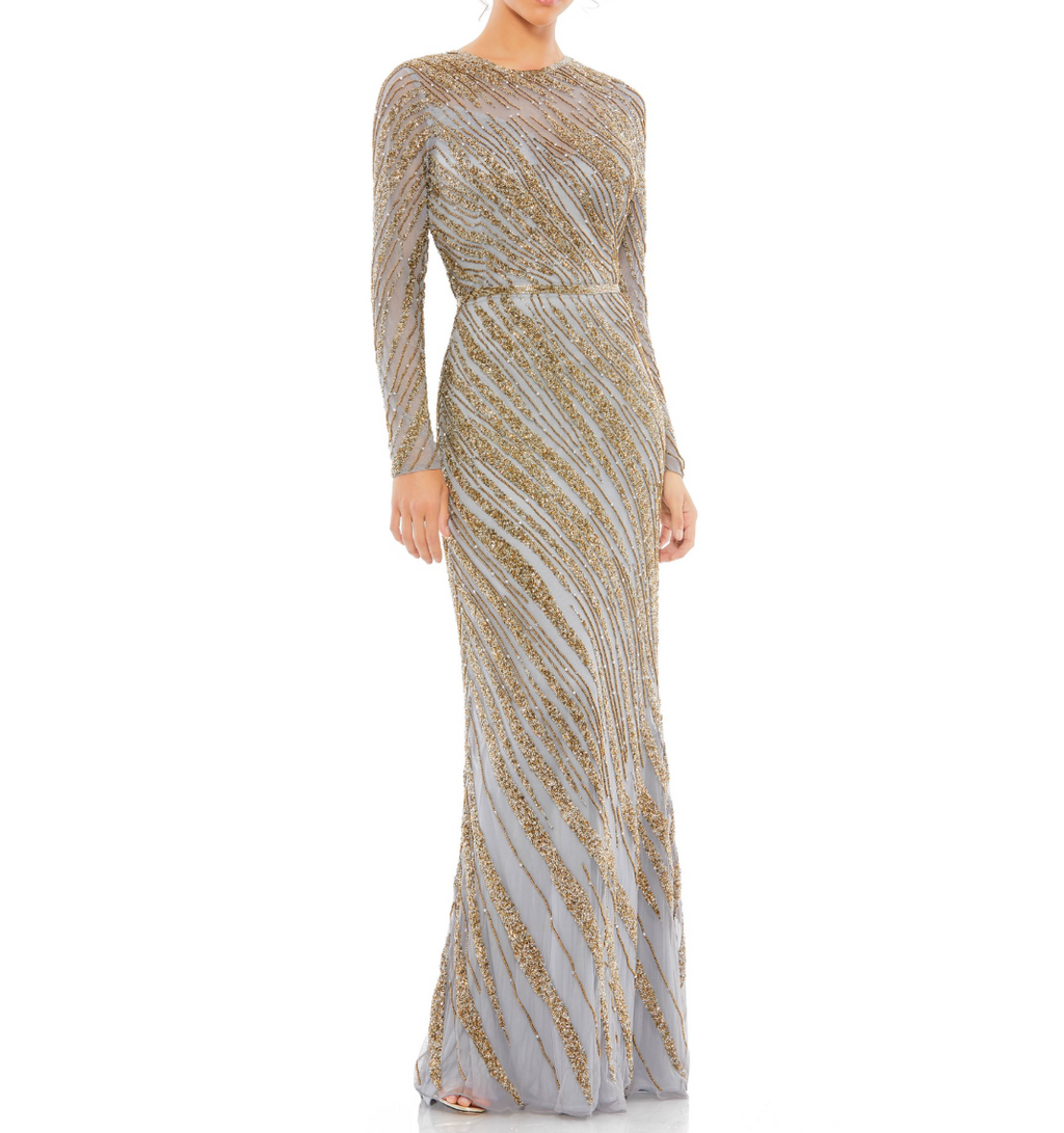 Mac Duggal Beaded Gown - Women's 8
