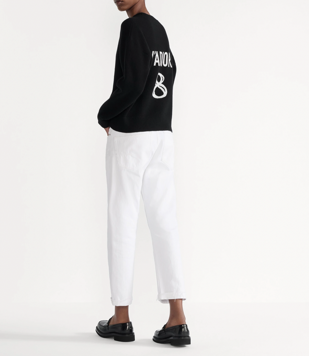 Christian Dior Black Chashmere J'Adior Jumper Size FR 34 (UK 6) RRP £1,700