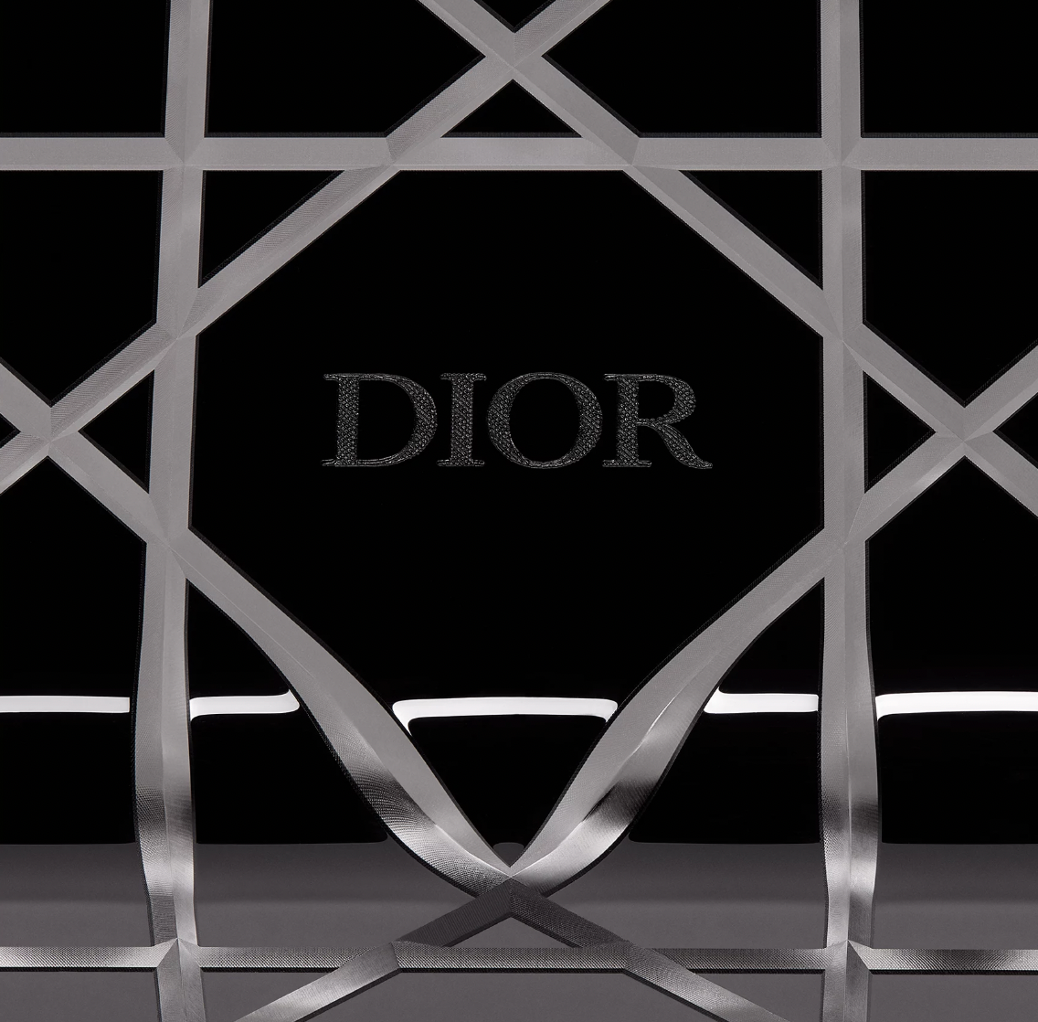 Christian Dior Black Cannage Perspex Tray RRP £420