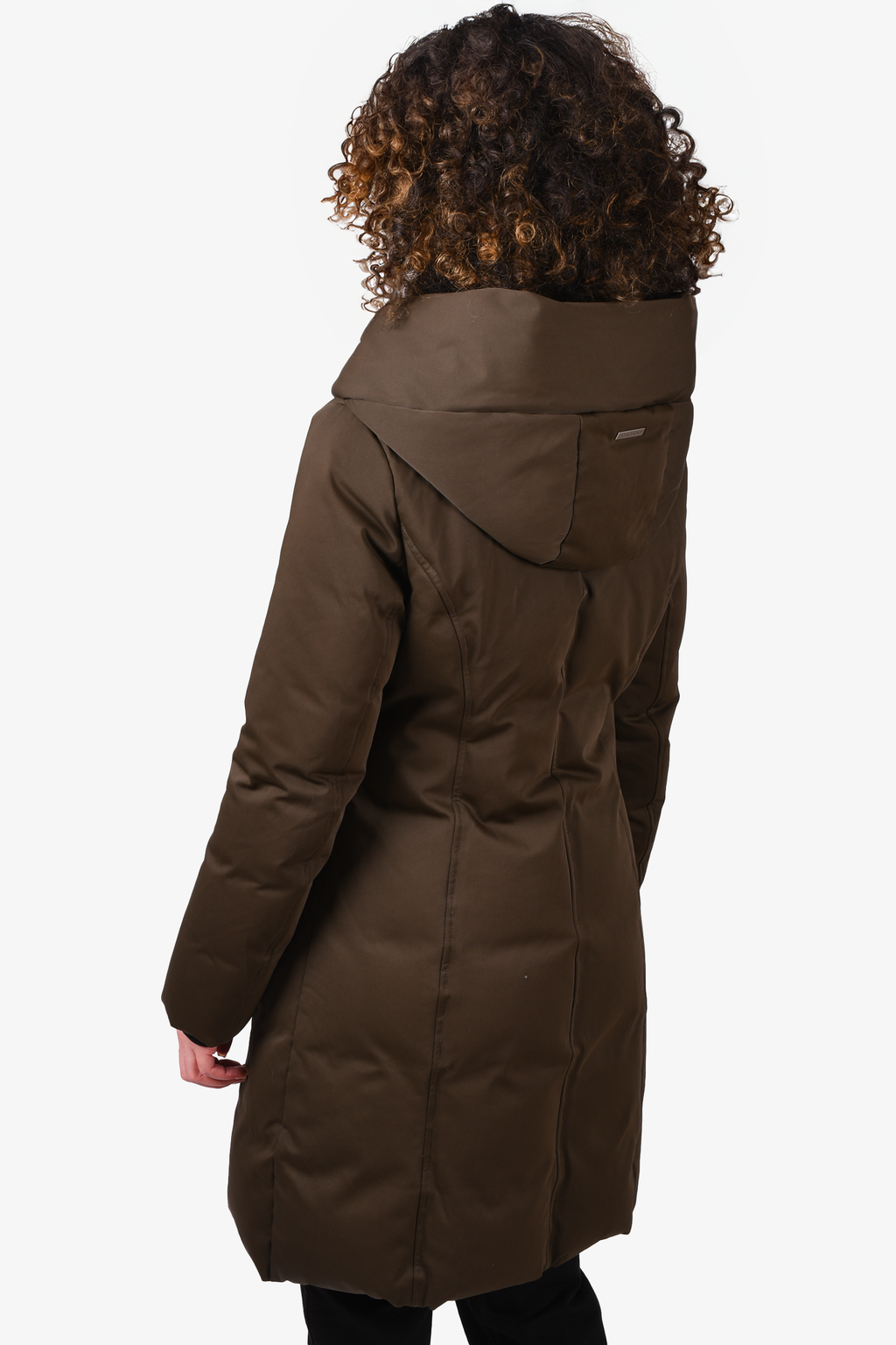 Soia & Kyo Dark Green Double Zip Down Jacket Size M