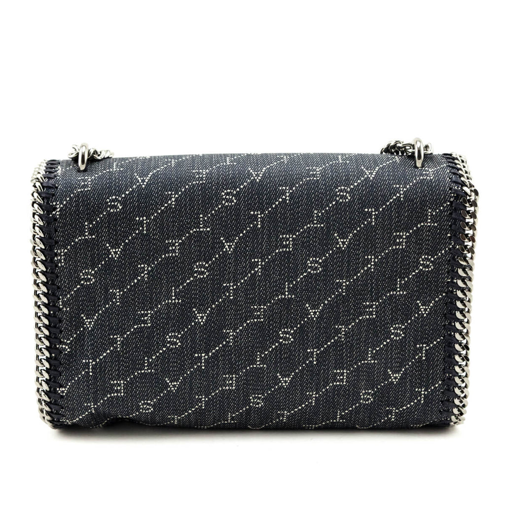 Stella McCartney Denim Eco Monogram Shoulder Bag