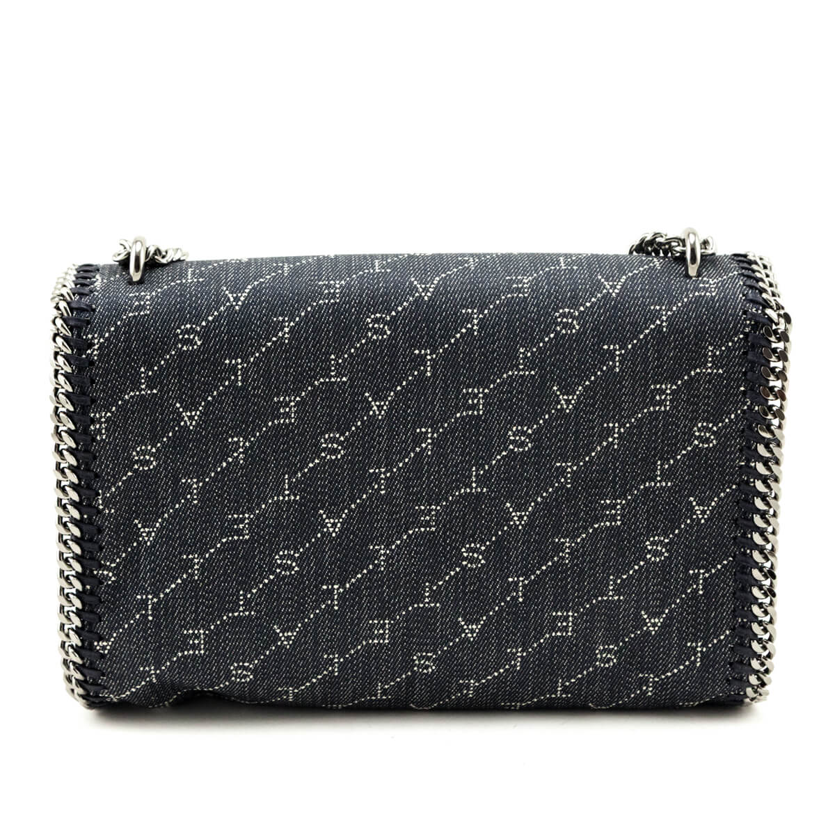 Stella McCartney Denim Eco Monogram Shoulder Bag