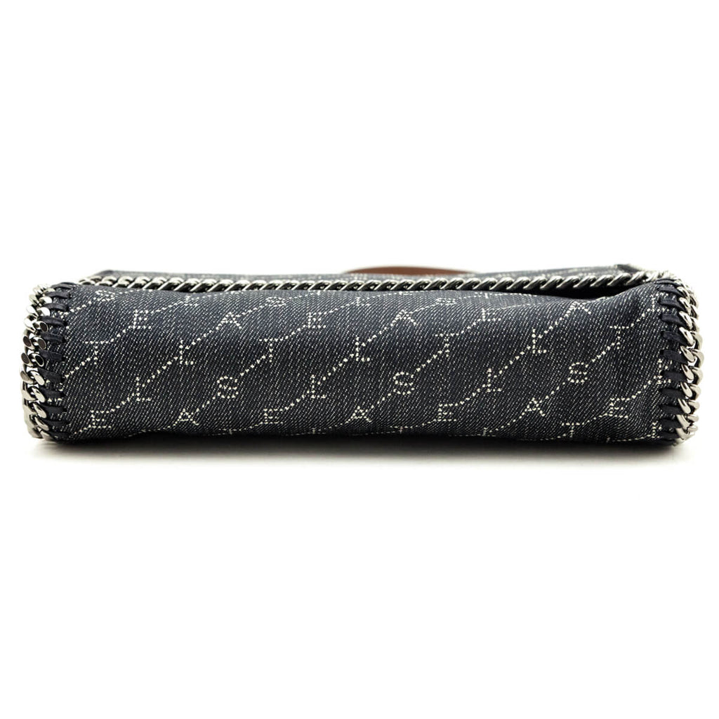 Stella McCartney Denim Eco Monogram Shoulder Bag