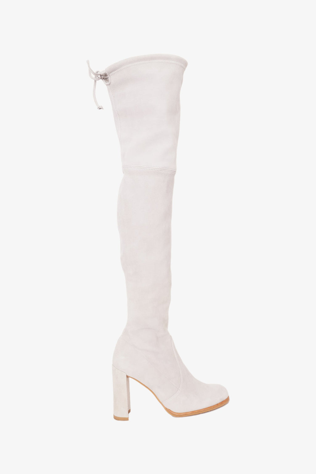 Stuart Weitzman Grey Suede Knee High Boots Size 36.5