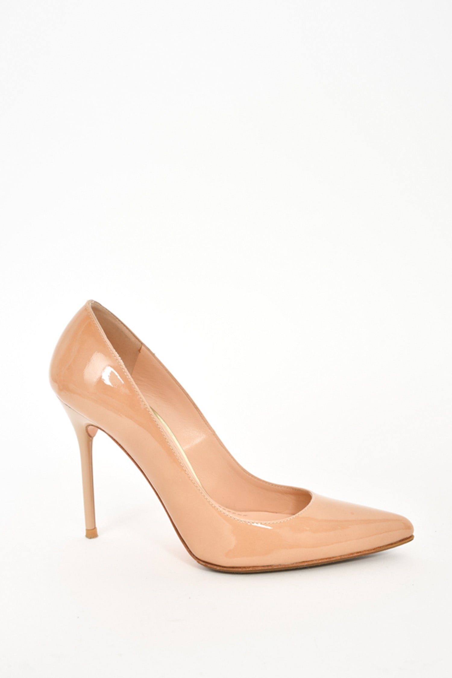Stuart Weitzman Tan Patent Heels Size 6