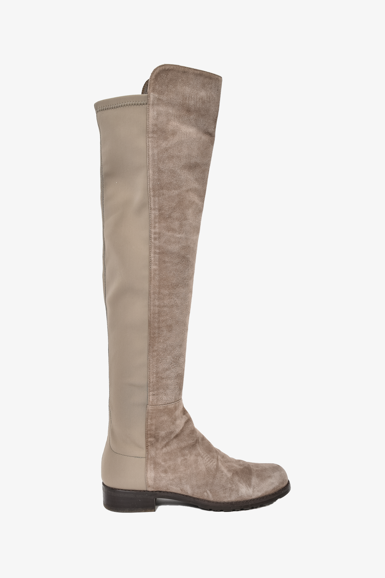 Stuart Weitzman Taupe Suede 5050 Knee High Boots Size 6