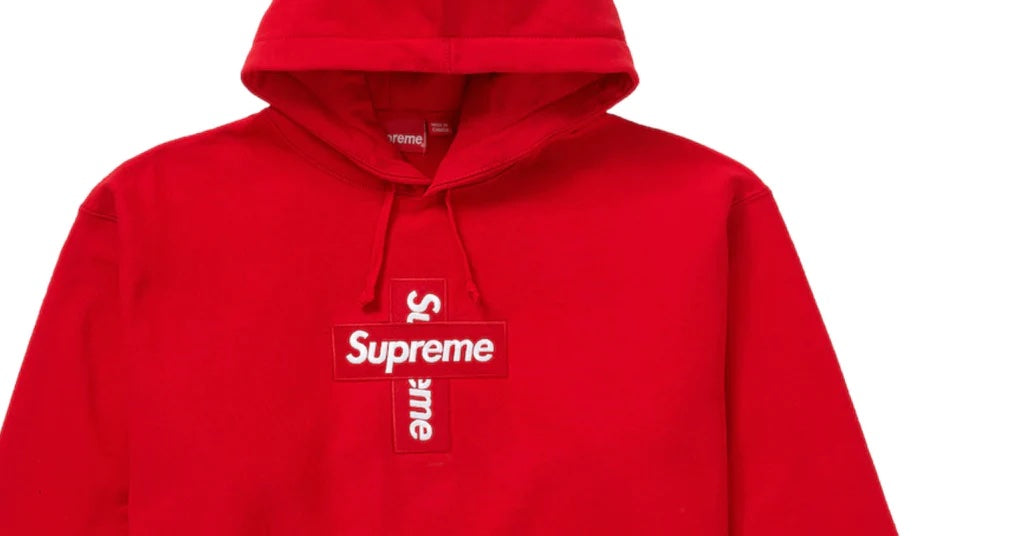 SUPREME UNISEX CROSS BOX LOGO HOODIE