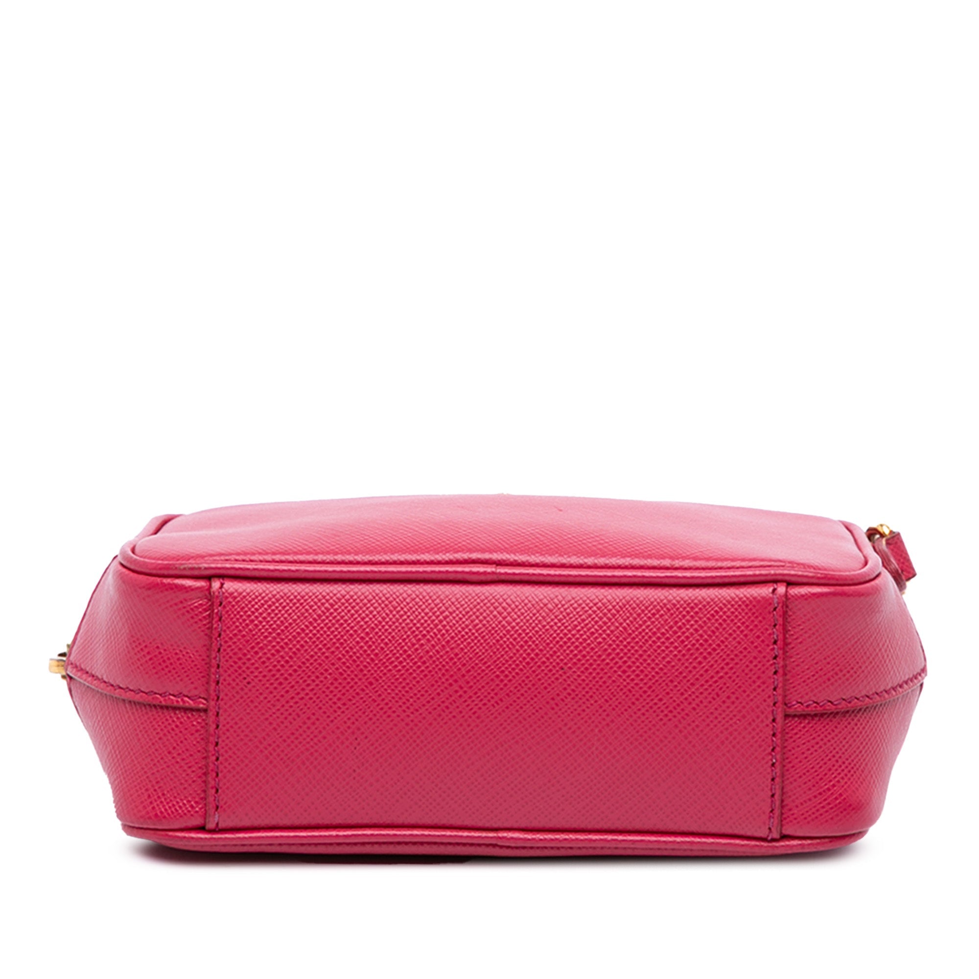 Zip Crossbody Bag Saffiano Leather Mini