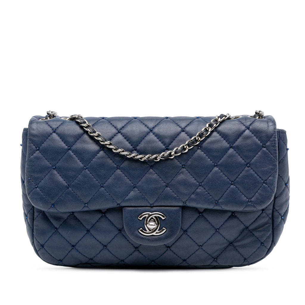 Classic Soft Flap Bag Quilted Lambskin Medium