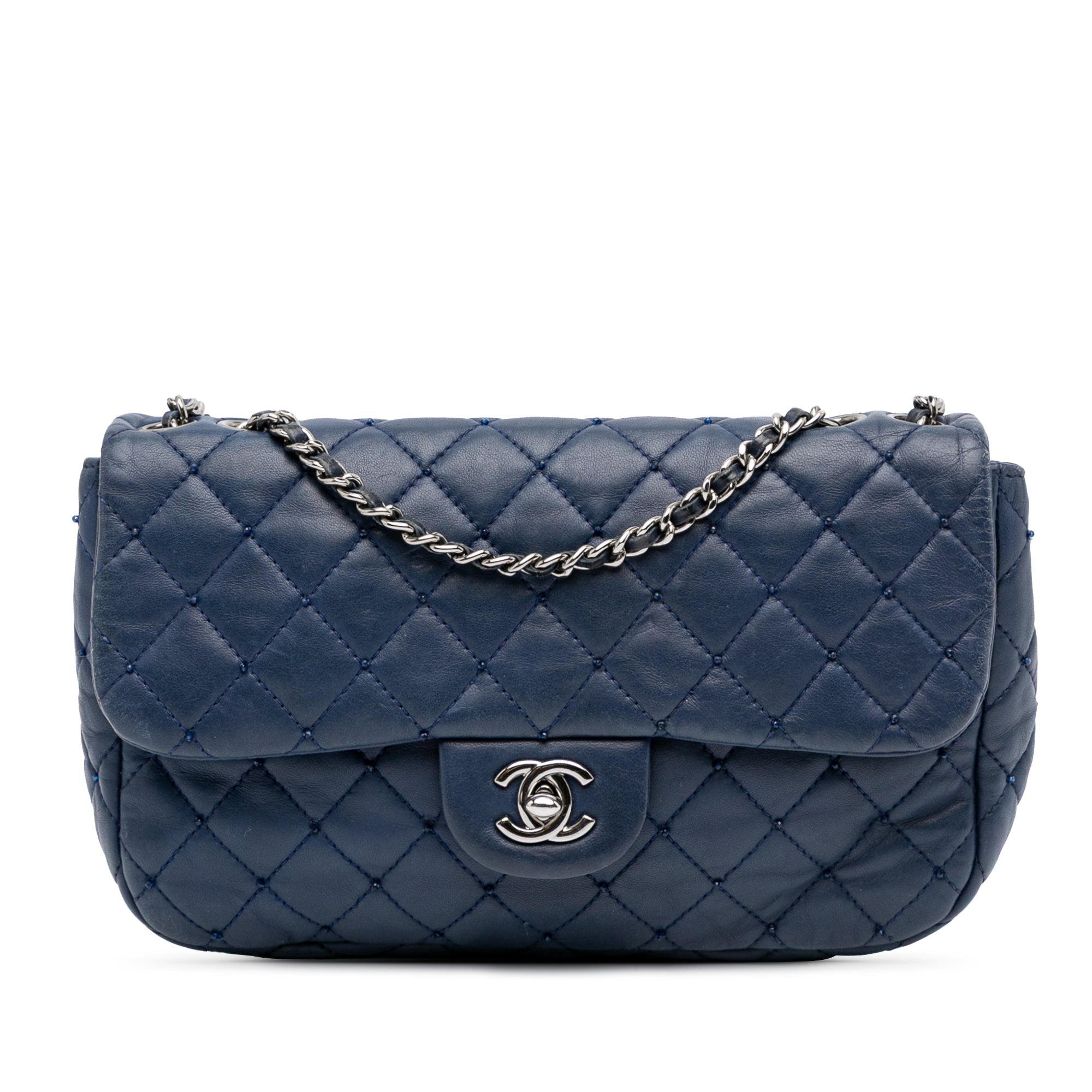 Classic Soft Flap Bag Quilted Lambskin Medium