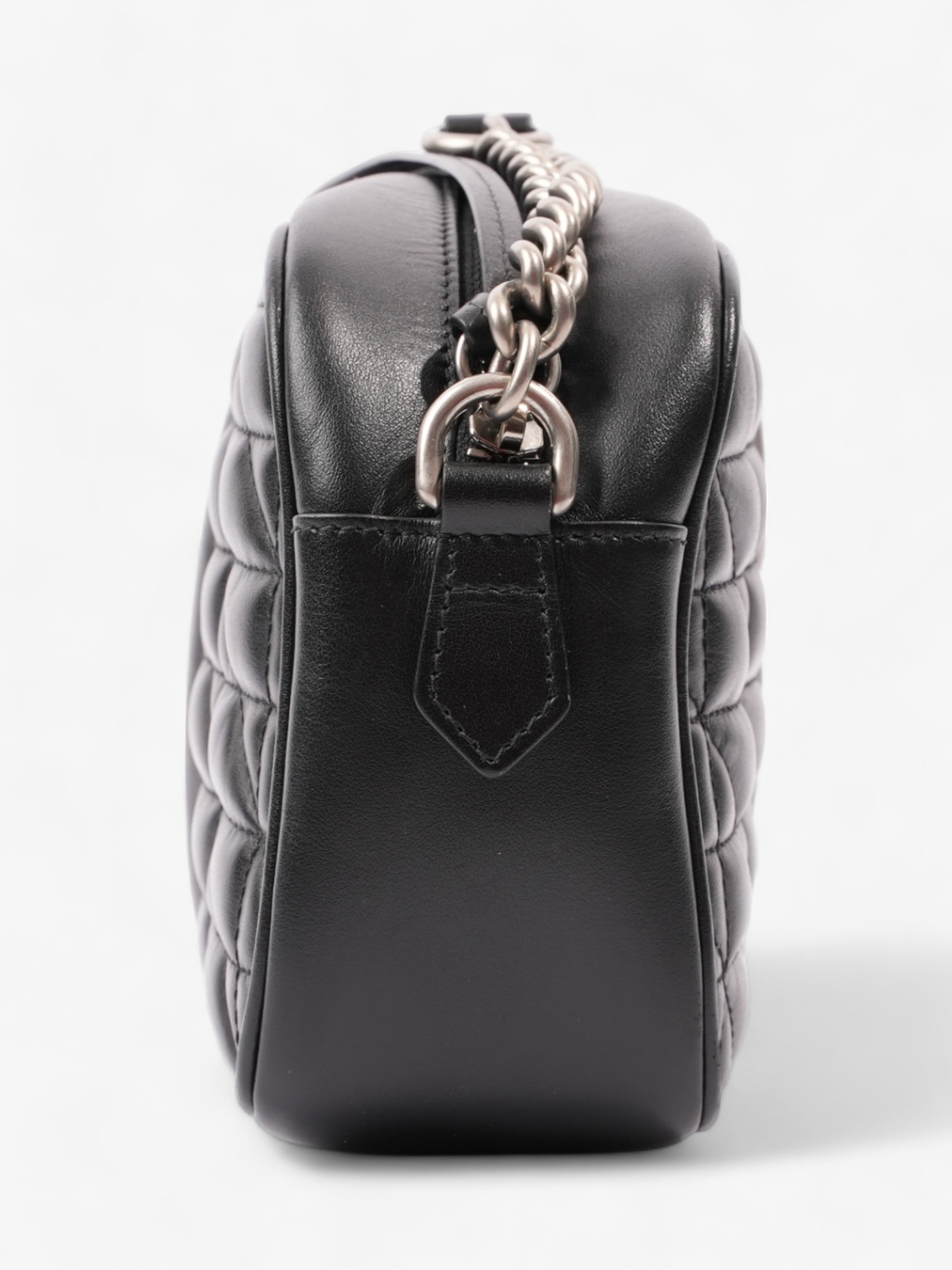 Gucci Marmont cross body Black Matelasse Leather Small