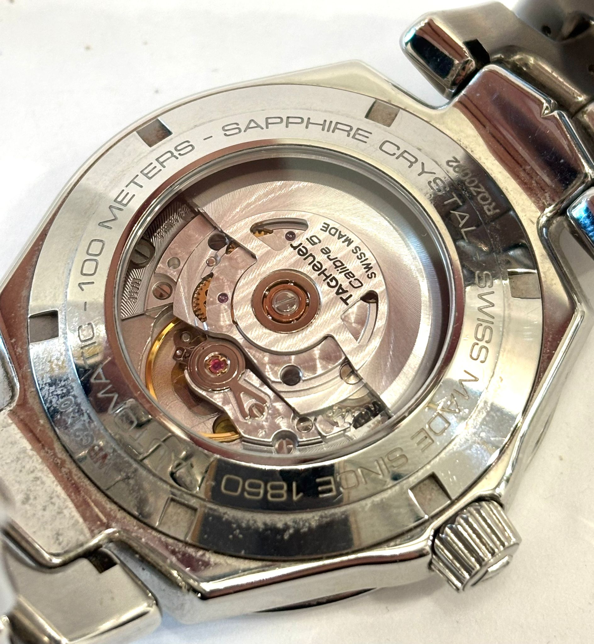 TAG HEUER LINK DATE STEEL 41mm WATCH