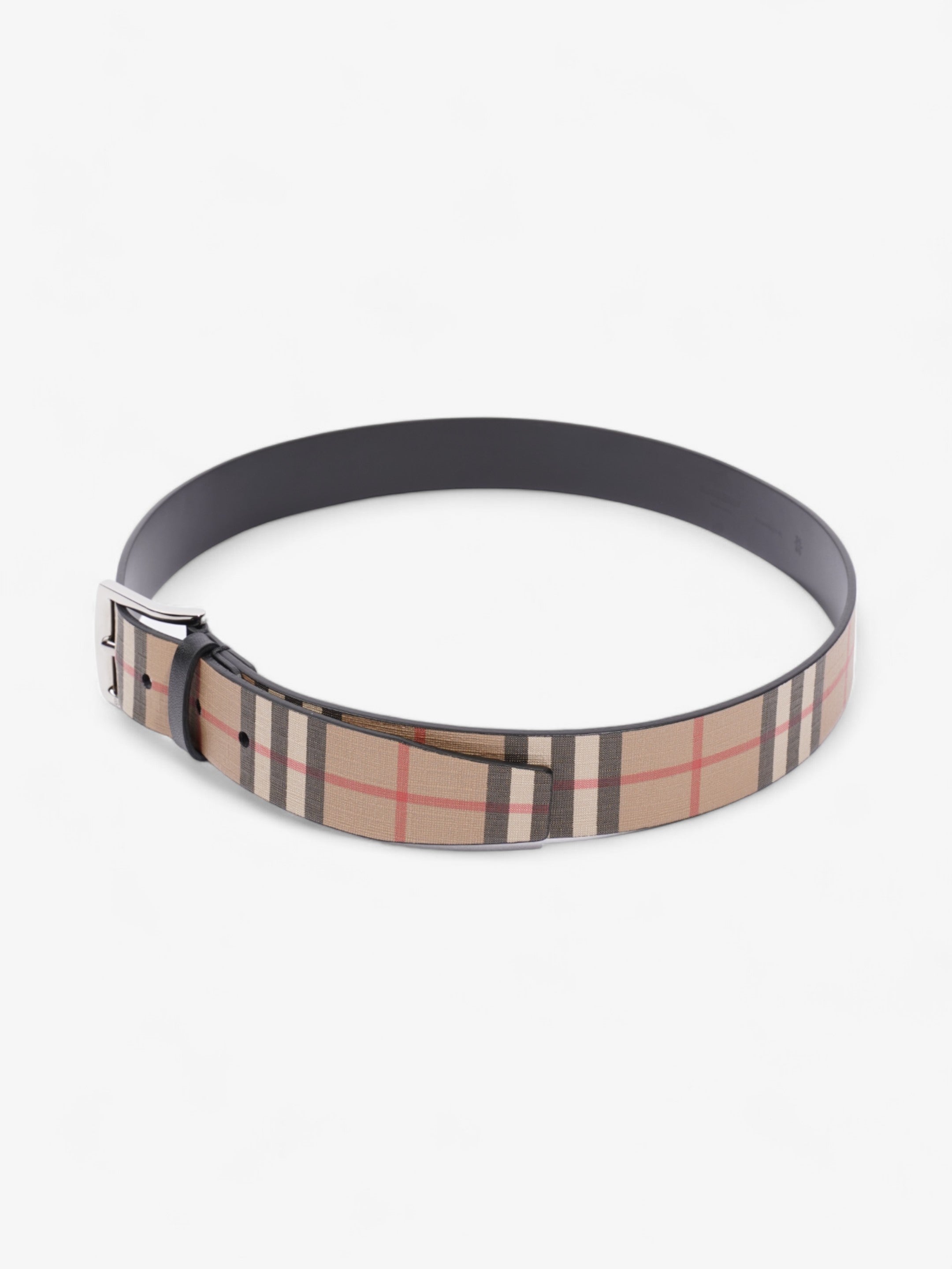 Burberry Check Belt Black / Nova Check Leather 85cm / 34"