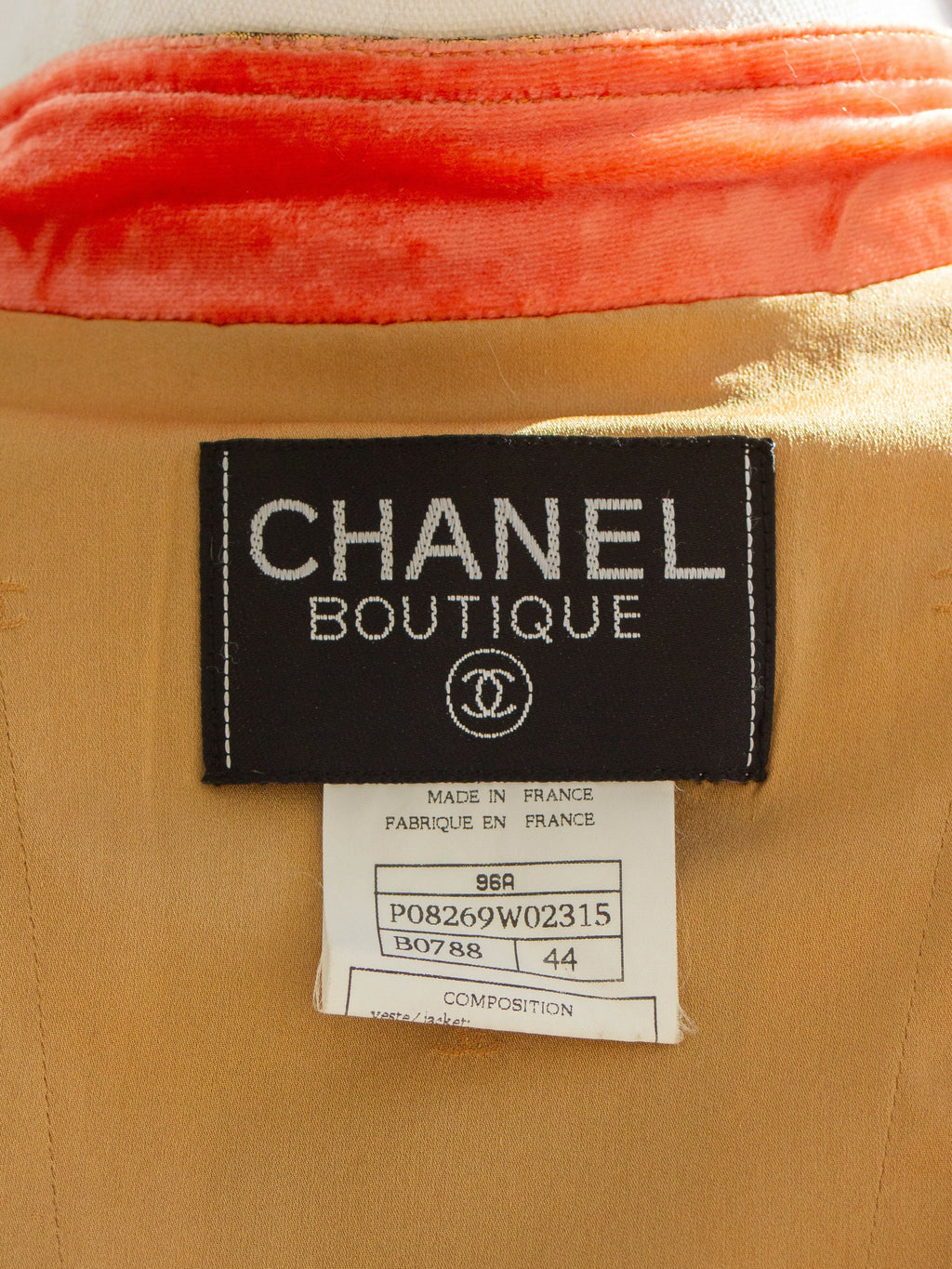 Museum Chanel Vintage F/W 1996 Gold Brocade Mughal Jeweled Gripoix 96A Jacket