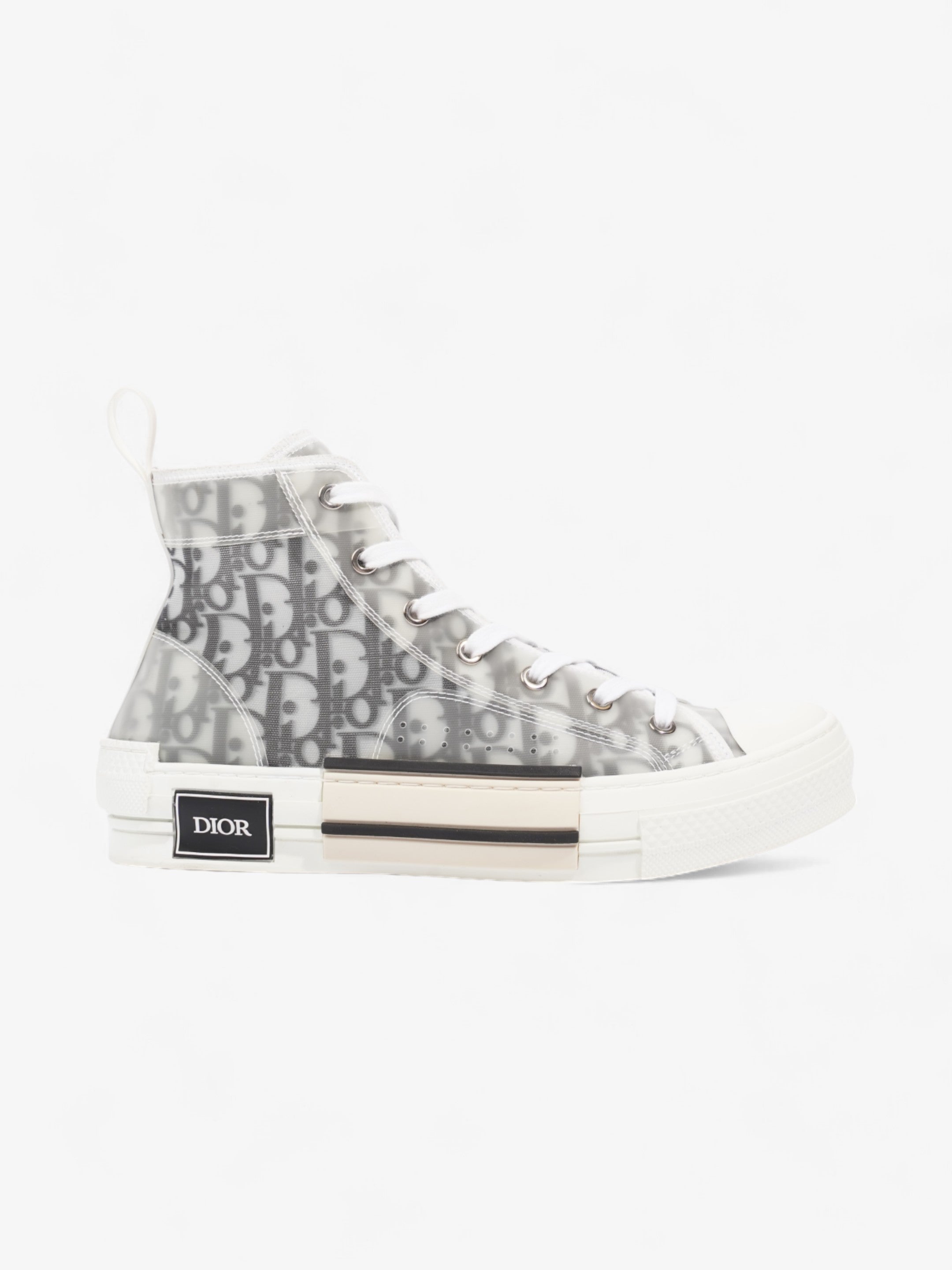 Christian Dior B23 High Top Black Oblique Canvas EU 40 UK 7