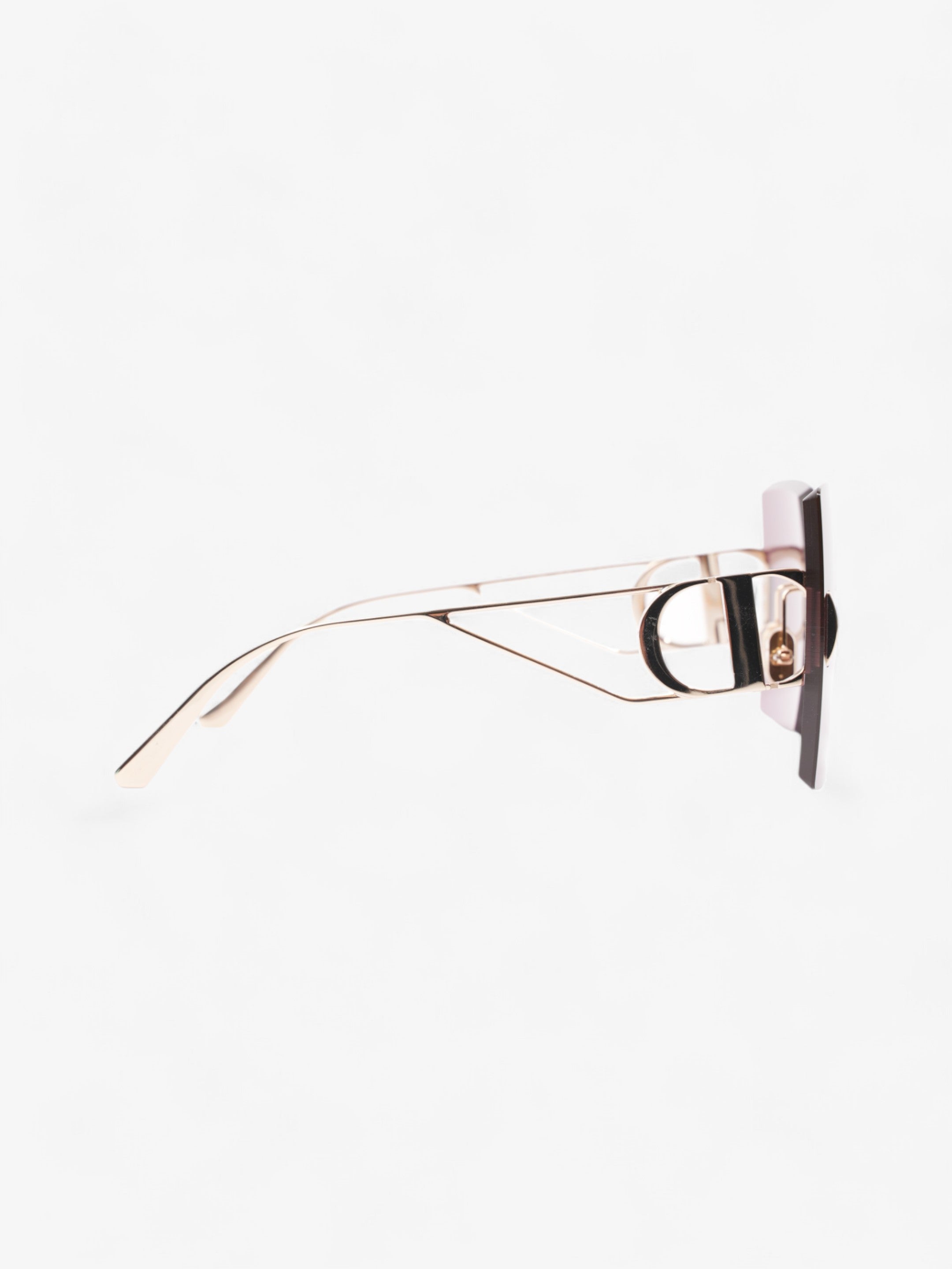 Christian Dior 30Montaigne Sunglasses Light Gold / Gradient Purple Acetate 135mm