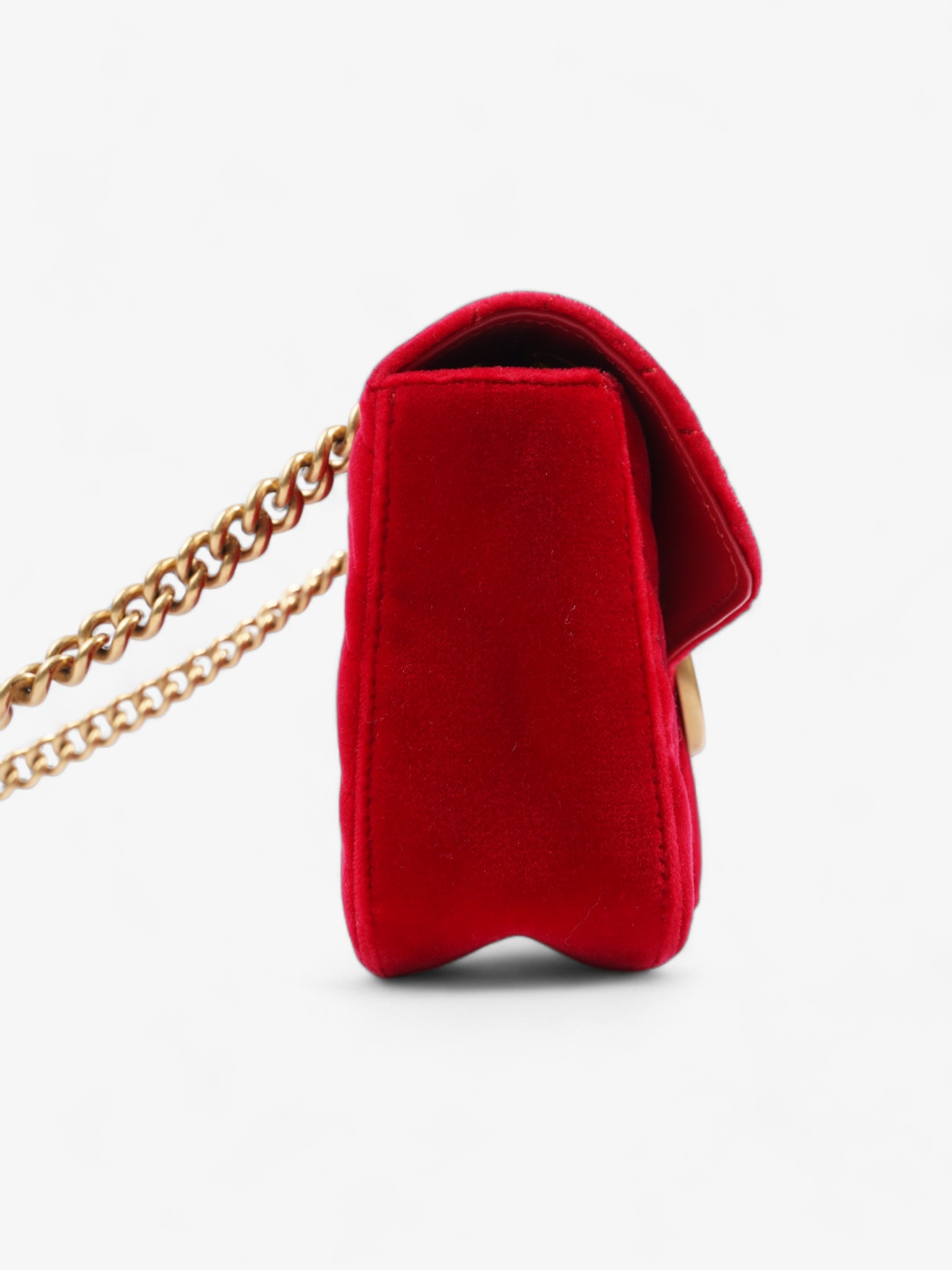 Gucci GG Marmont Red Velvet Mini
