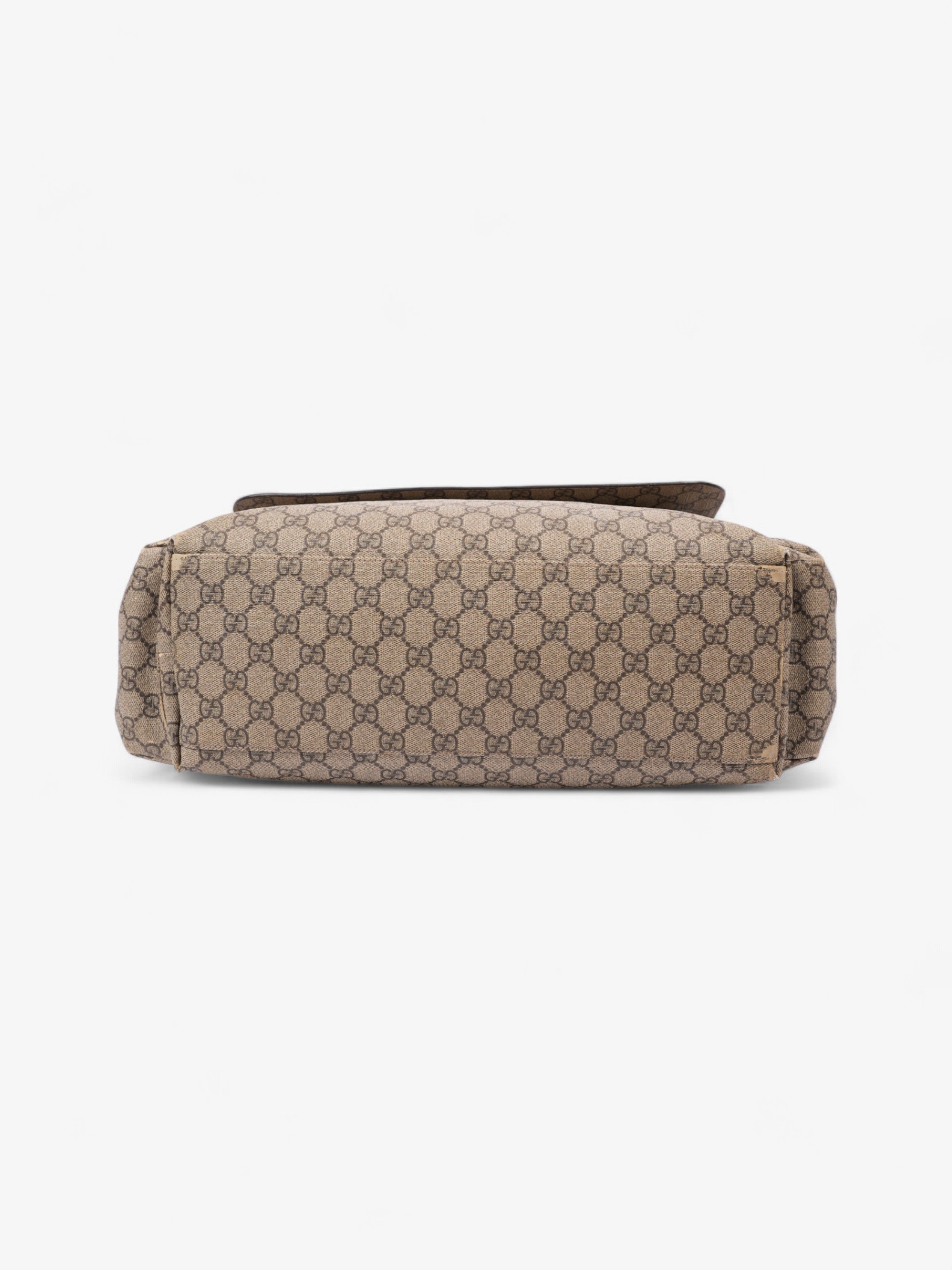 Gucci Baby Changing Bag Beige And Ebony GG Supreme Coated Canvas