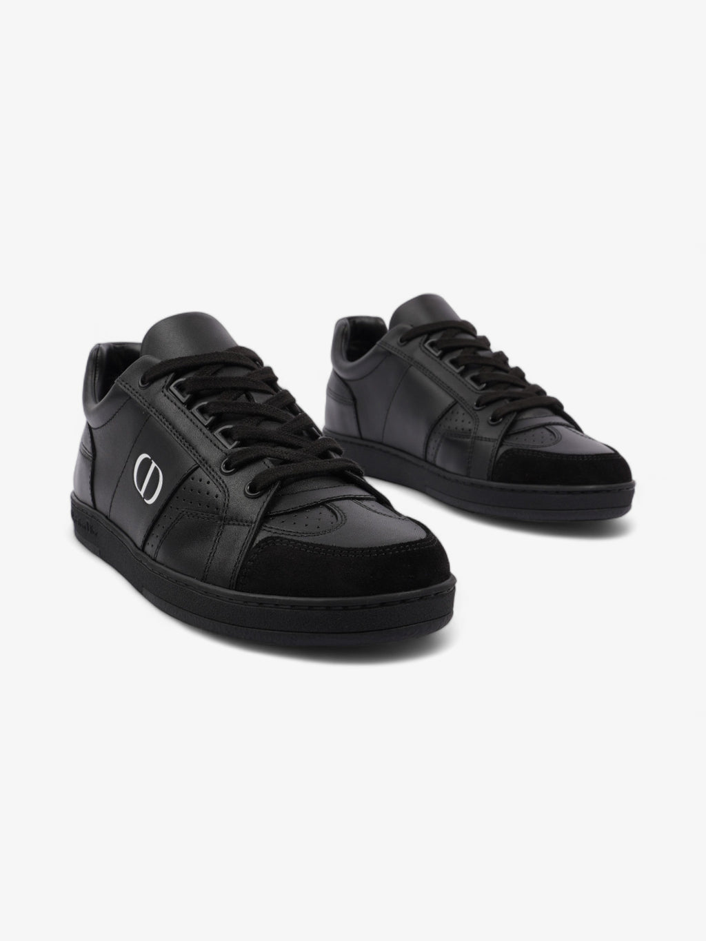 Christian Dior Low-top Sneakers Black / White Leather EU 36.5 UK 3.5