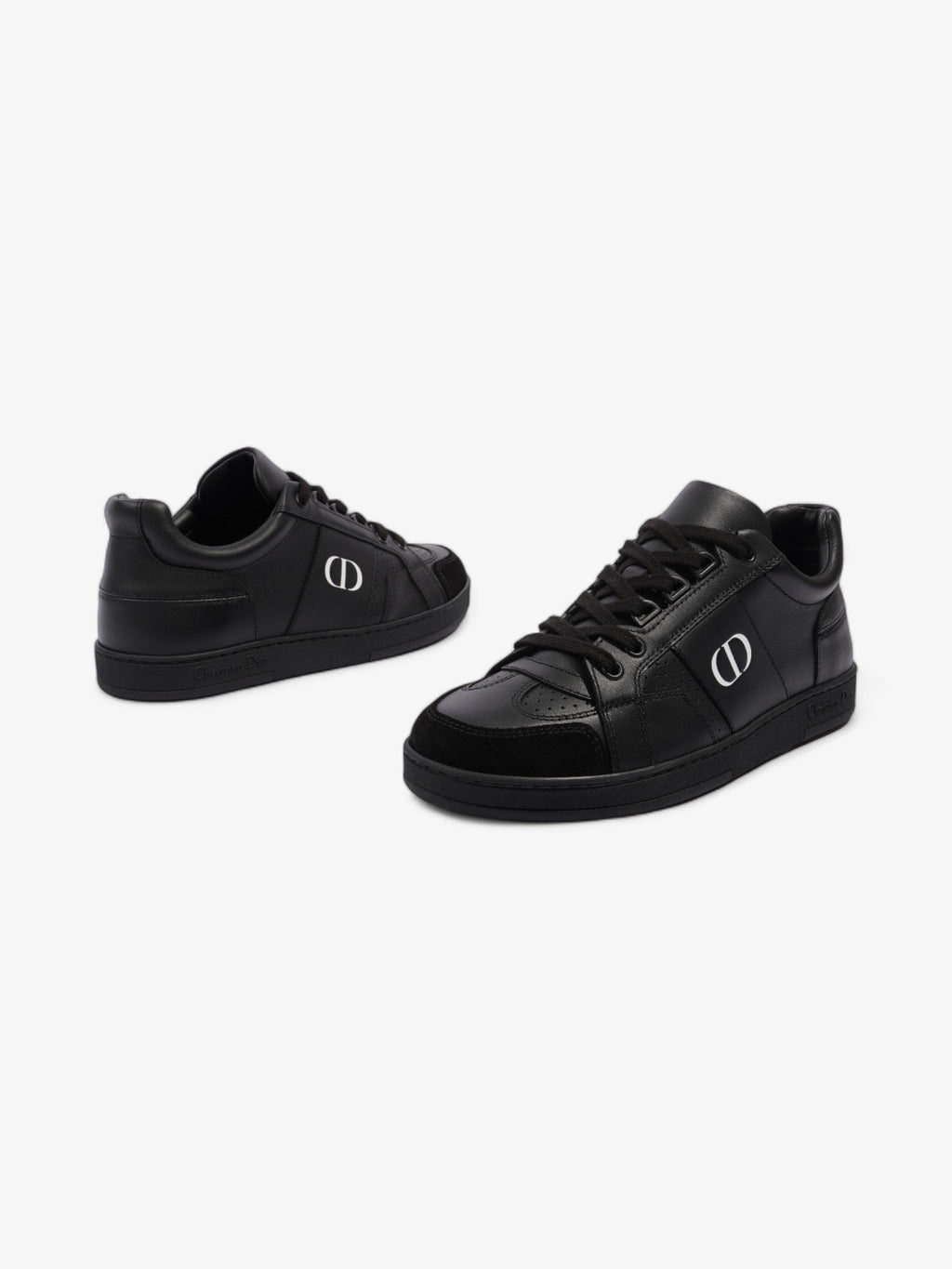 Christian Dior Low-top Sneakers Black / White Leather EU 36.5 UK 3.5