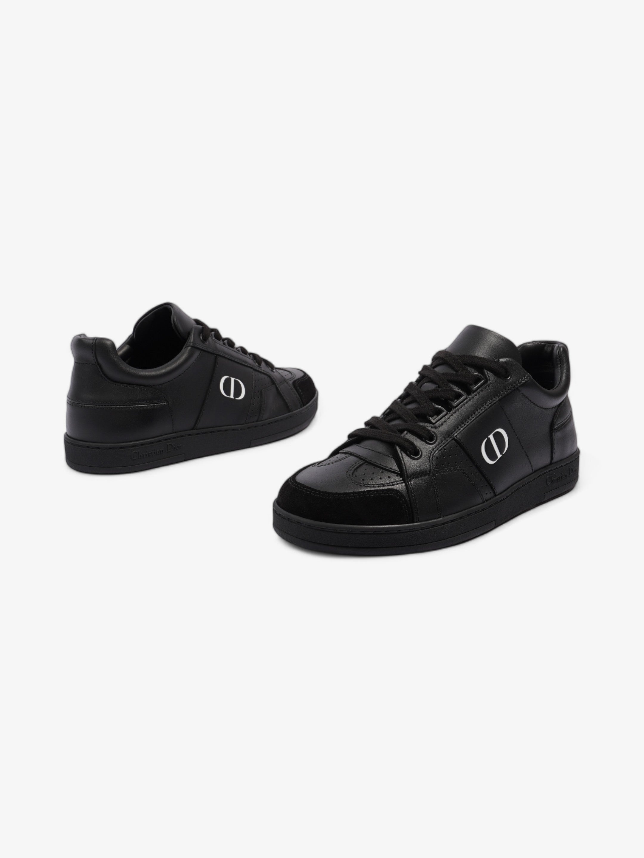 Christian Dior Low-top Sneakers Black / White Leather EU 36.5 UK 3.5