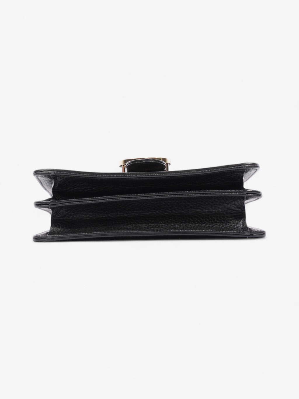 Gucci Dollar Interlocking G Black Calfskin Leather Small