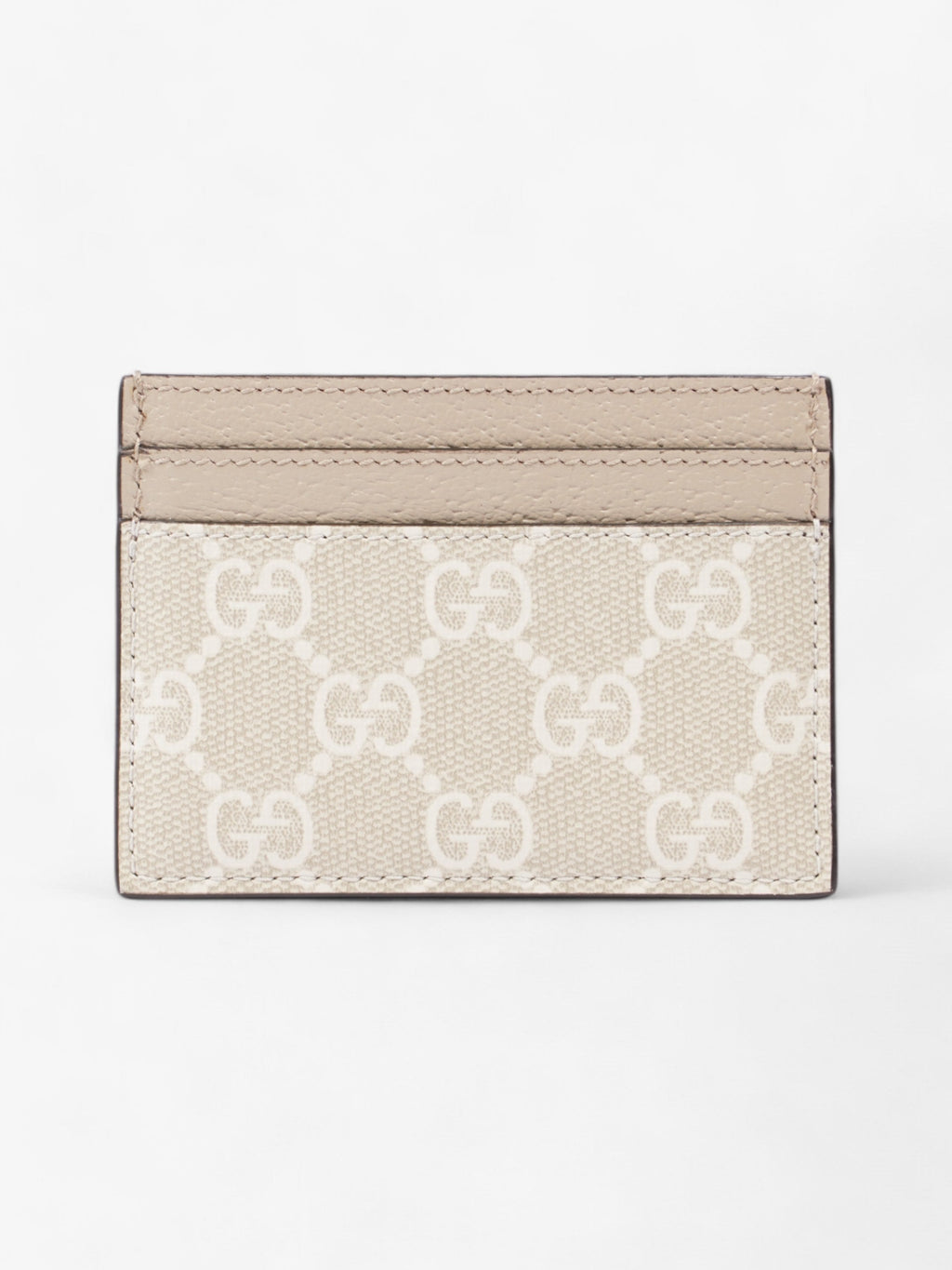 Gucci GG  Holder Taupe / Gold Canvas