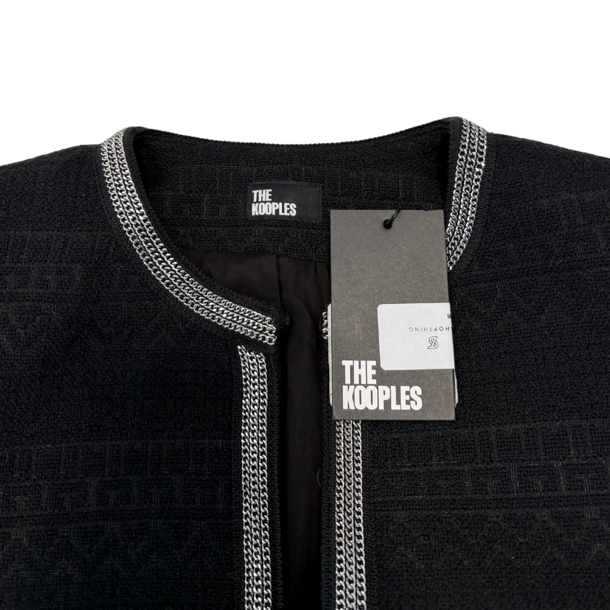 The Kooples Chain Trim Jacket - Women's 38