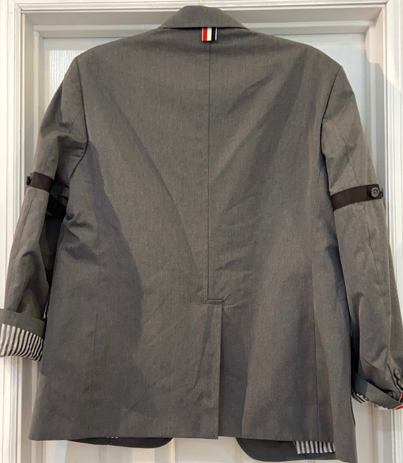 THOM BROWNE ARMBAND SINGLE BREASTED MEN'S BLAZER
