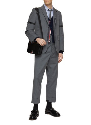 THOM BROWNE ARMBAND SINGLE BREASTED MEN'S BLAZER