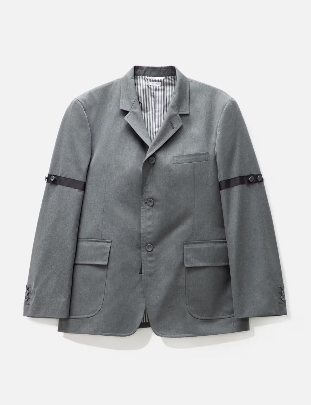 THOM BROWNE ARMBAND SINGLE BREASTED MEN'S BLAZER