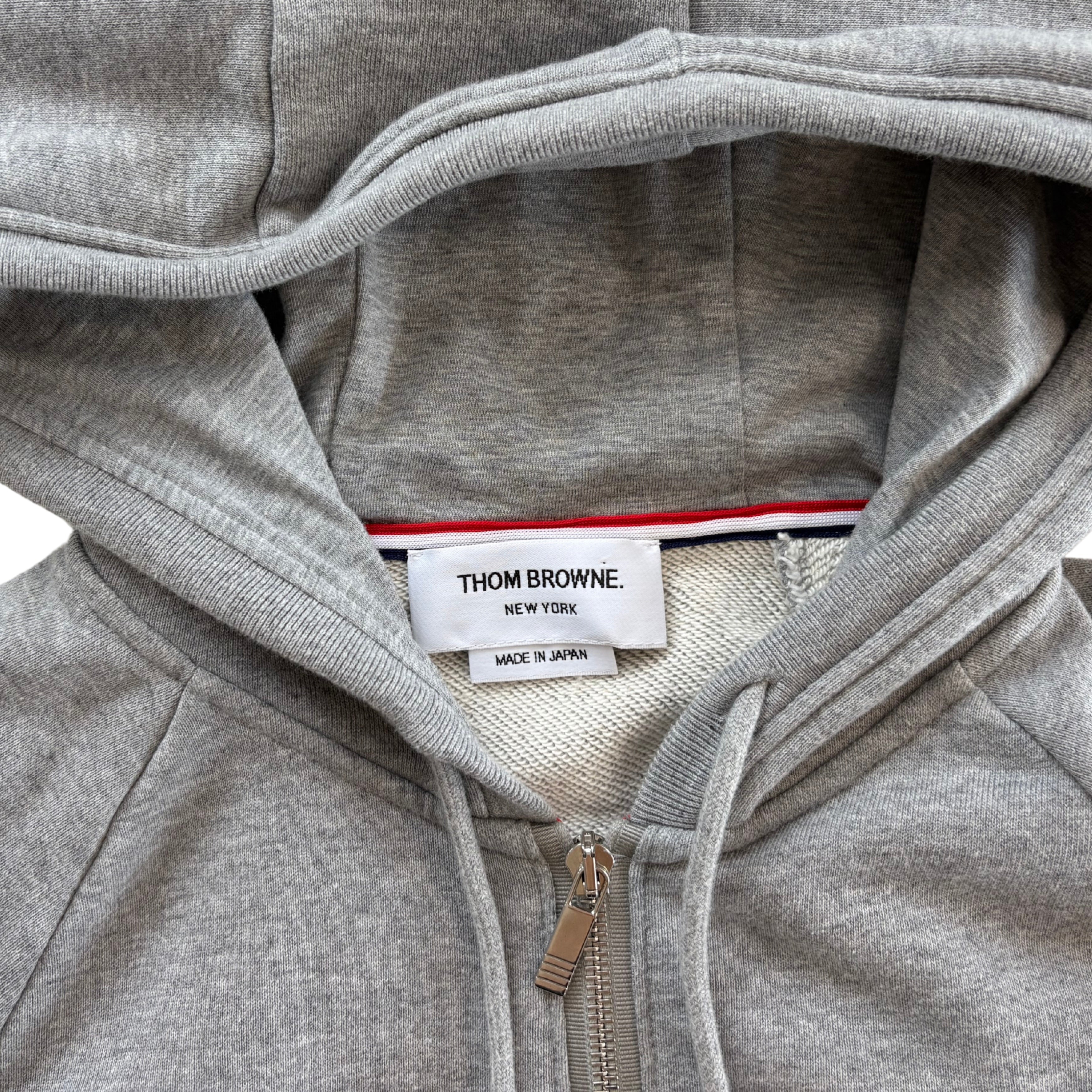 Thom Browne Zip-Up Hoodie - Men's 2