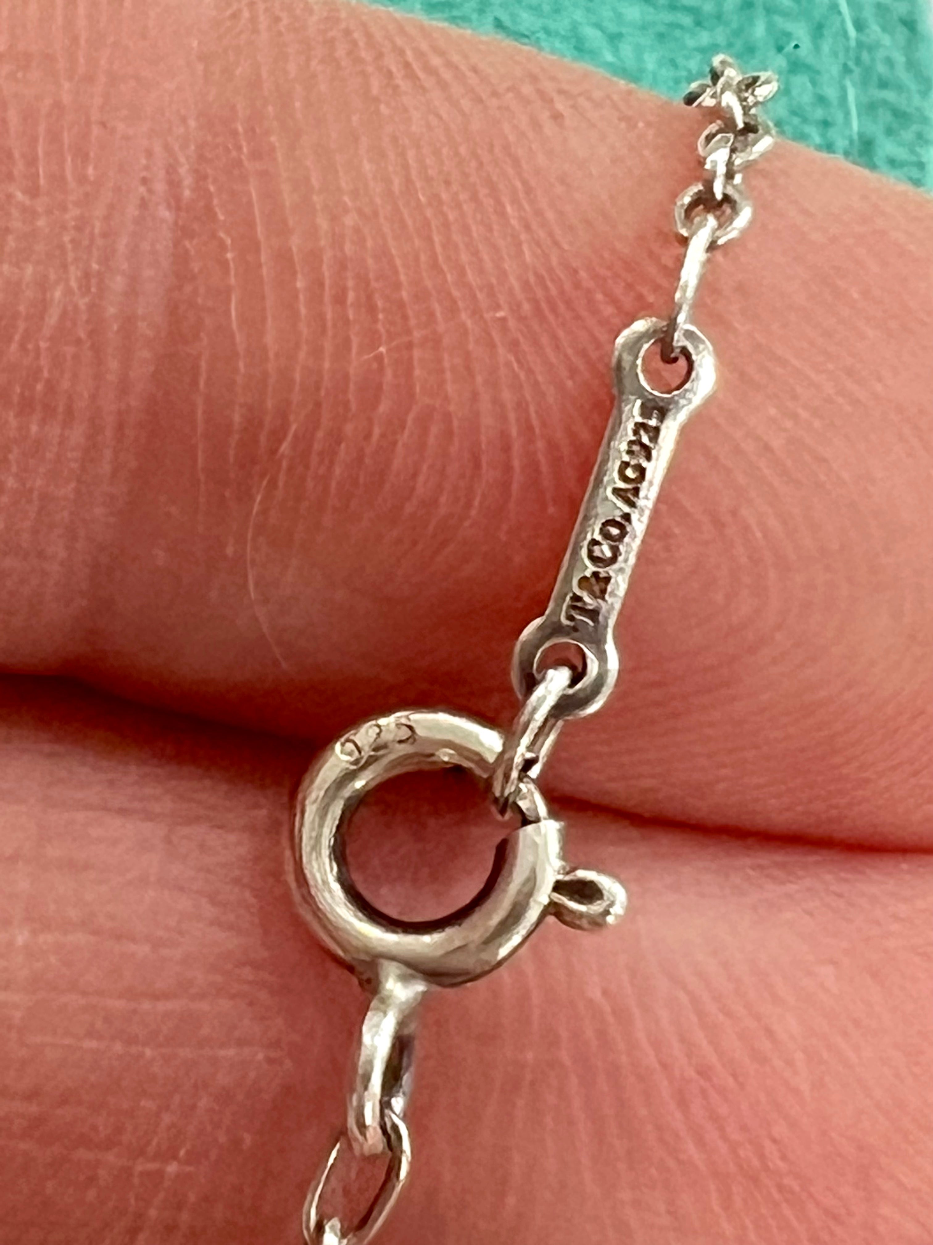 TIFFANY & CO. GRAFFITI ARROW STATION SILVER BRACELET