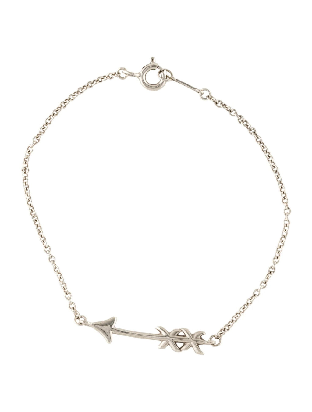 TIFFANY & CO. GRAFFITI ARROW STATION SILVER BRACELET